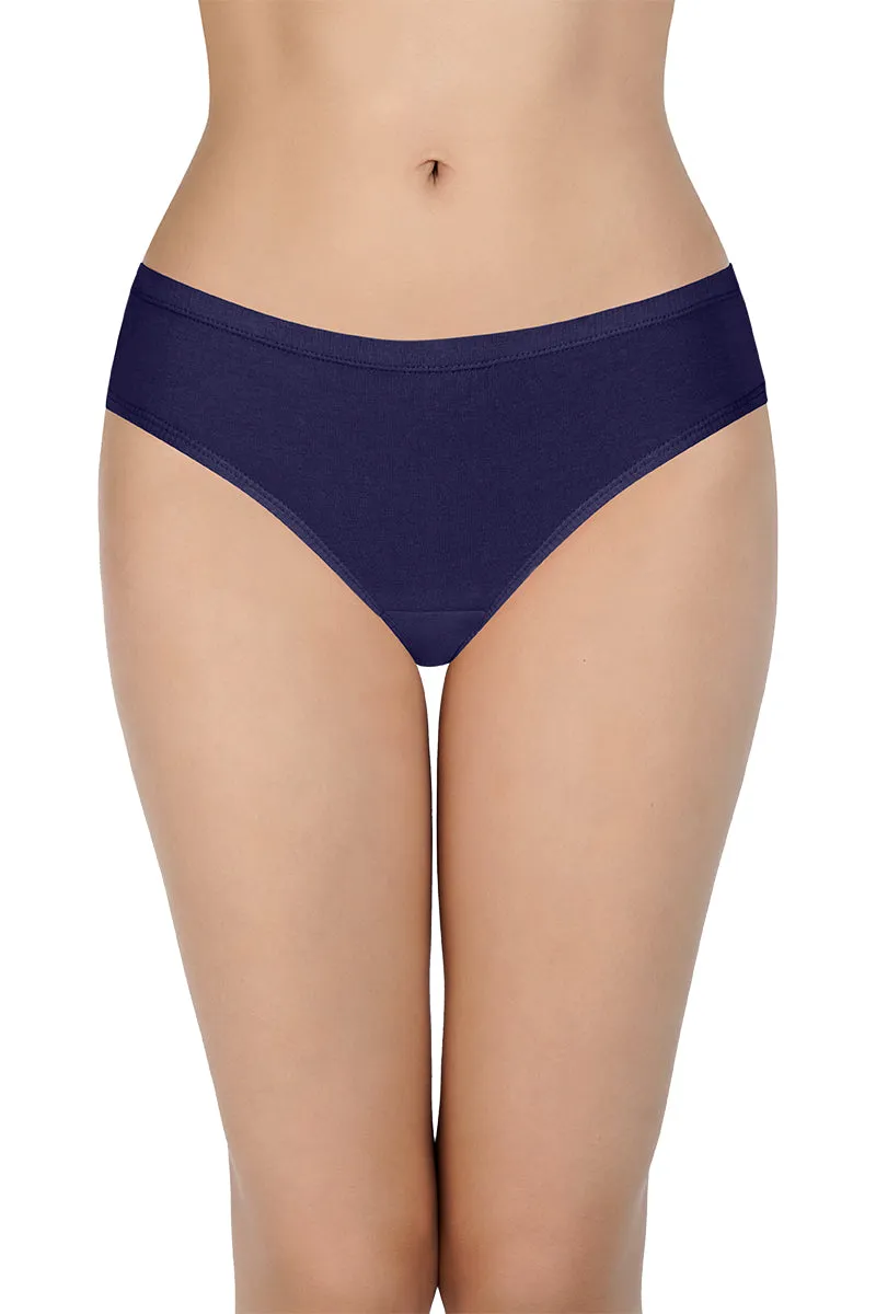 100% Cotton Bikini Panty Pack (Pack of 3) - D008 - Multi