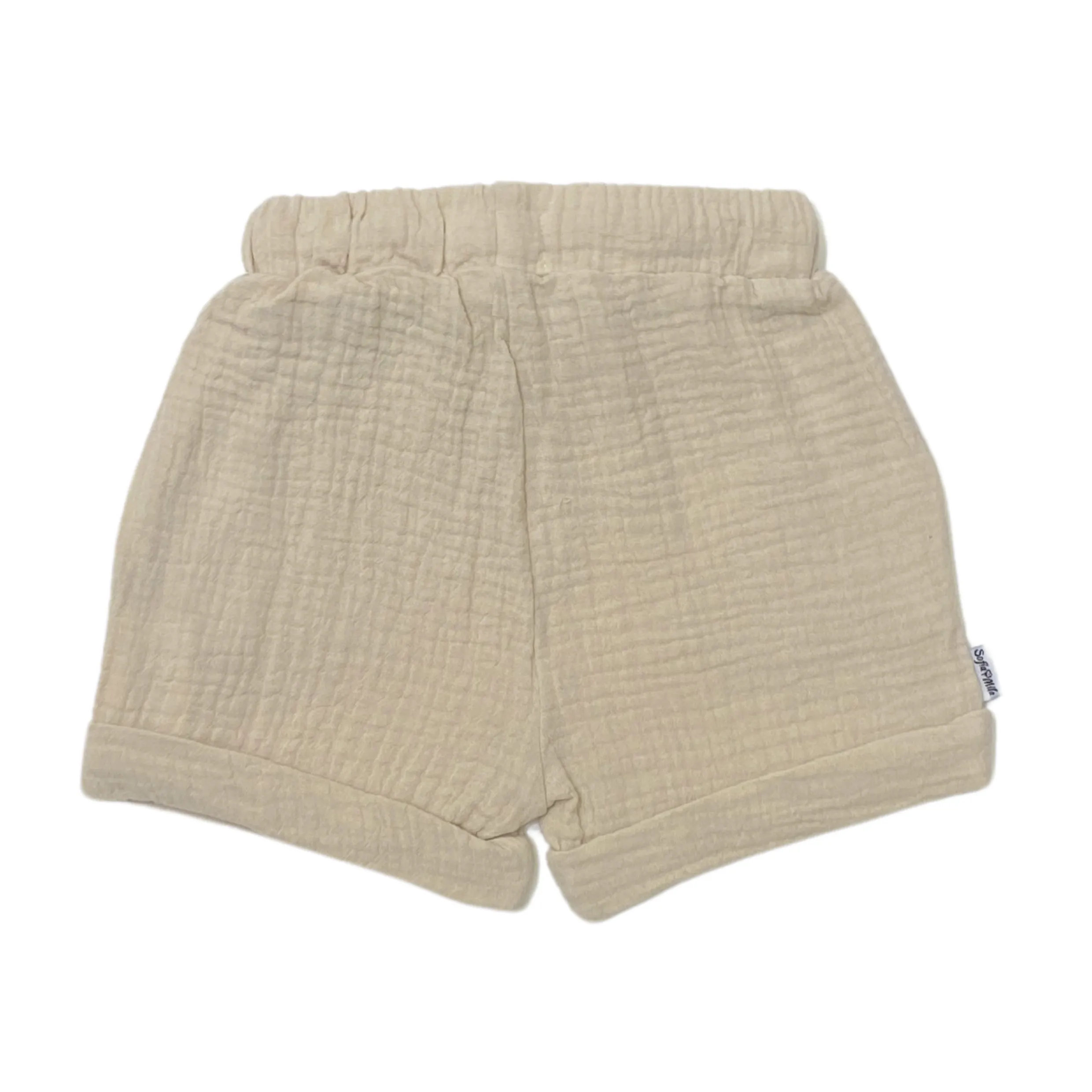 100% Organic Cotton Muslin Shorts