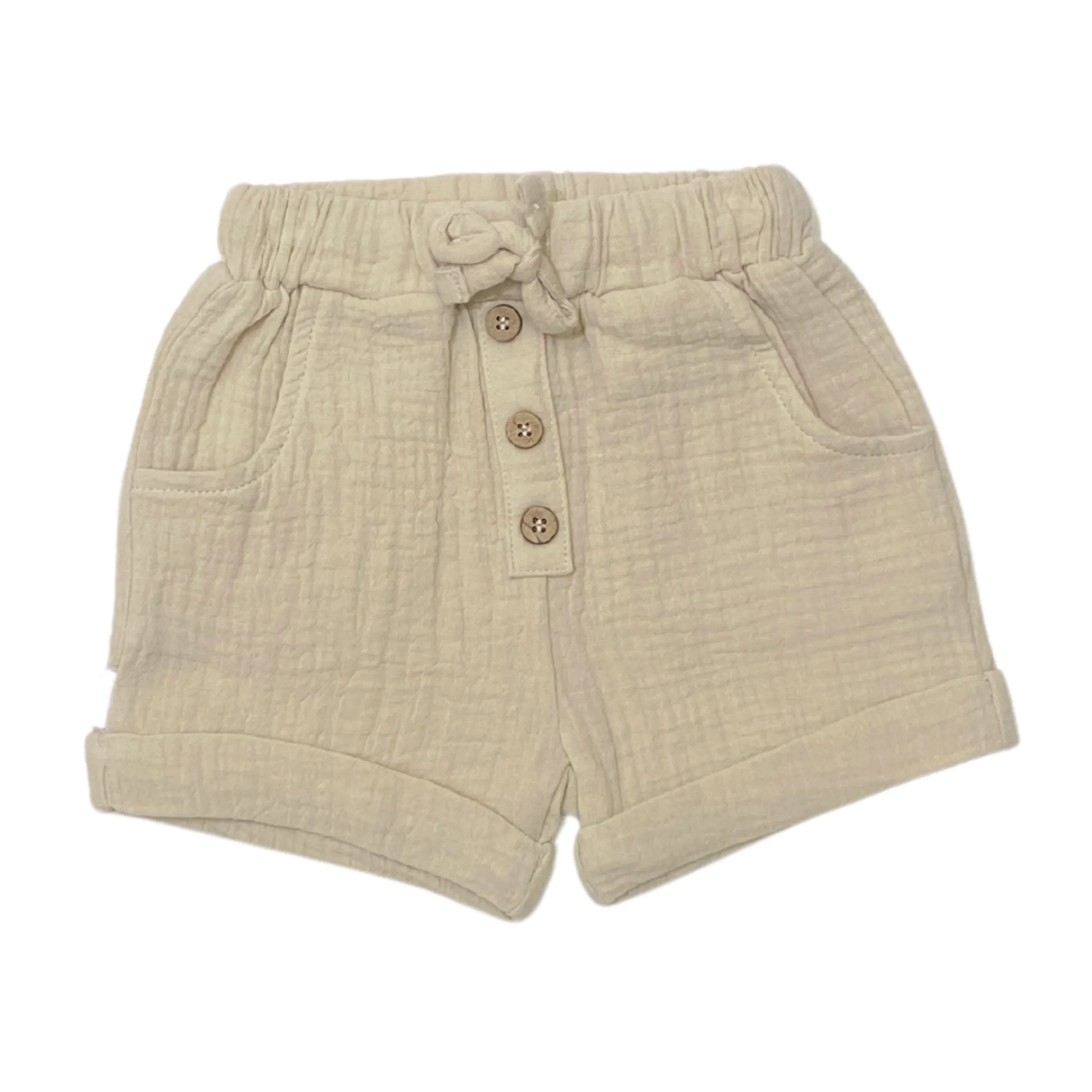 100% Organic Cotton Muslin Shorts