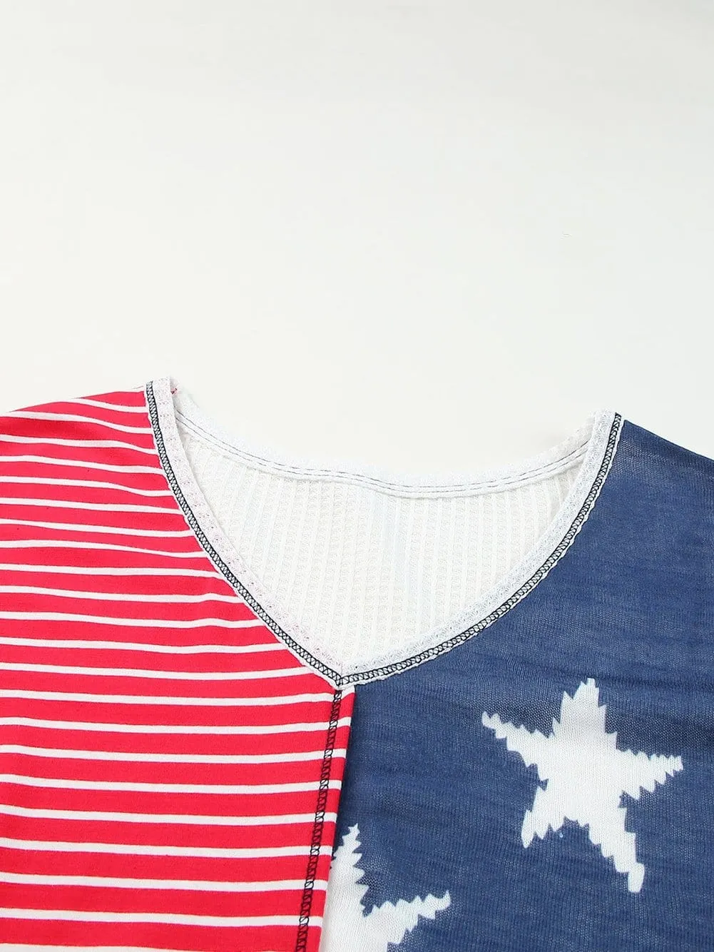 4th of July V-Neck T-Shirt