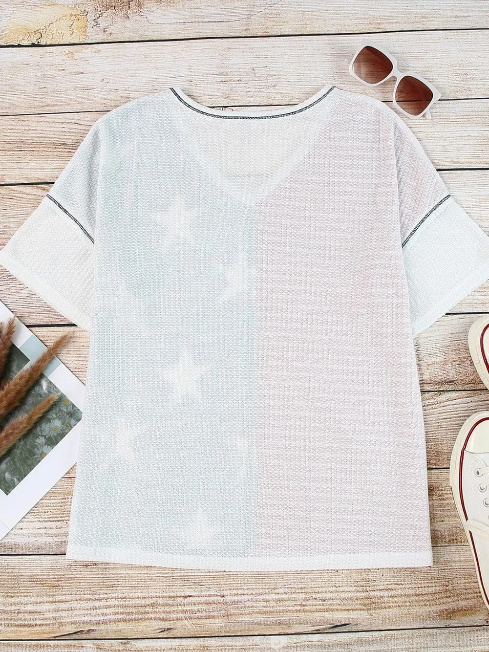 4th of July V-Neck T-Shirt