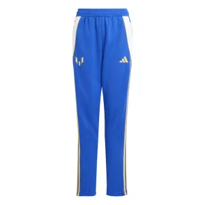 Adidas Junior Messi Tracksuit Pants Semi Blue Burst/White