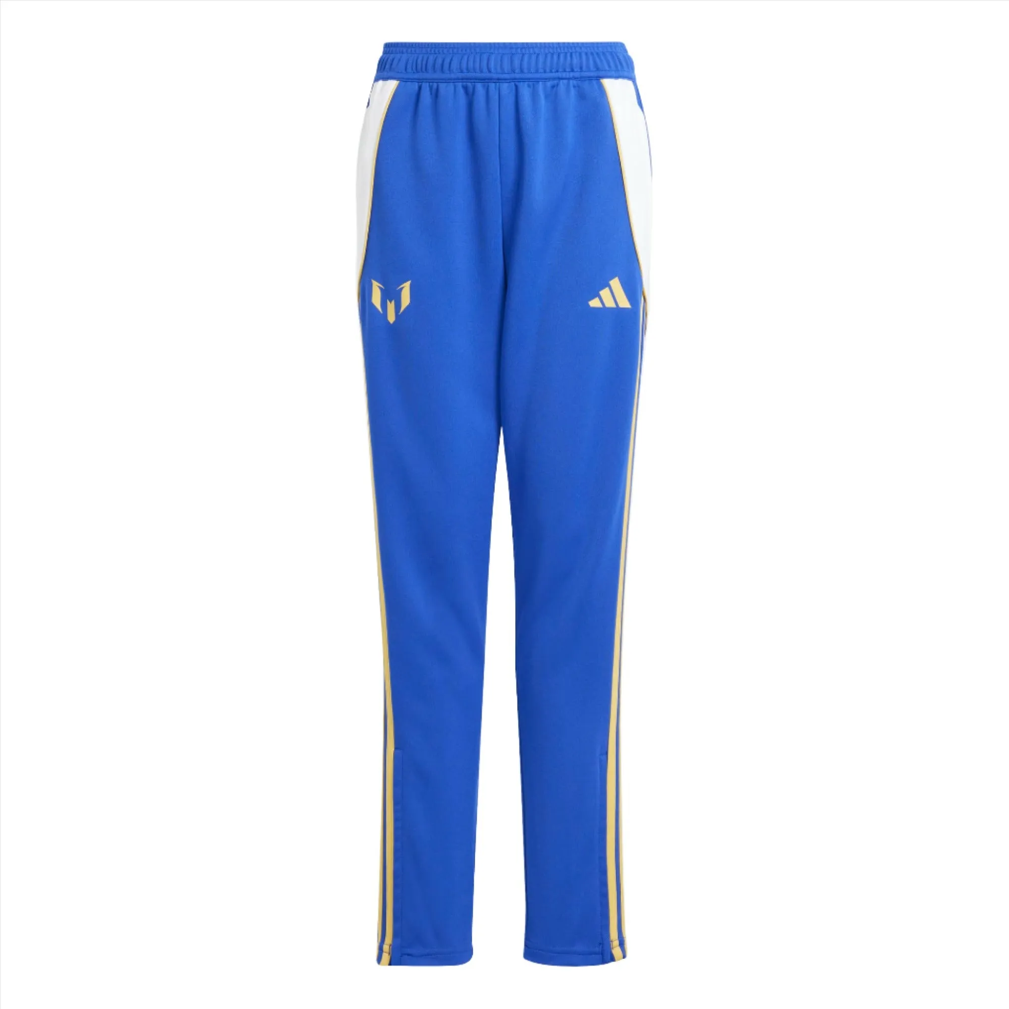 Adidas Junior Messi Tracksuit Pants Semi Blue Burst/White