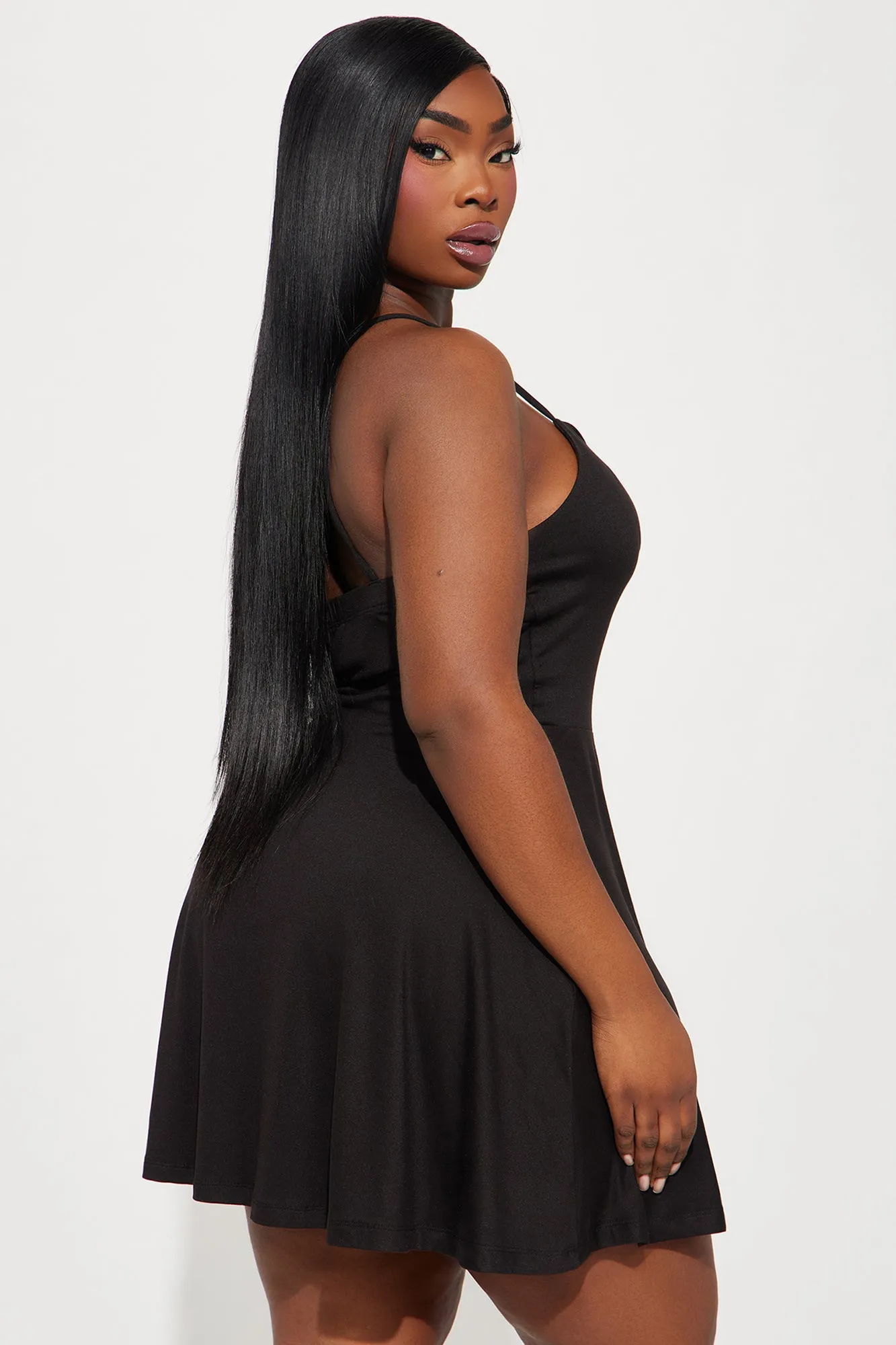 Adriana Essential Mini Dress - Black