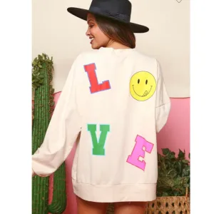 All You Need Is Love Graphic Sweatshirt