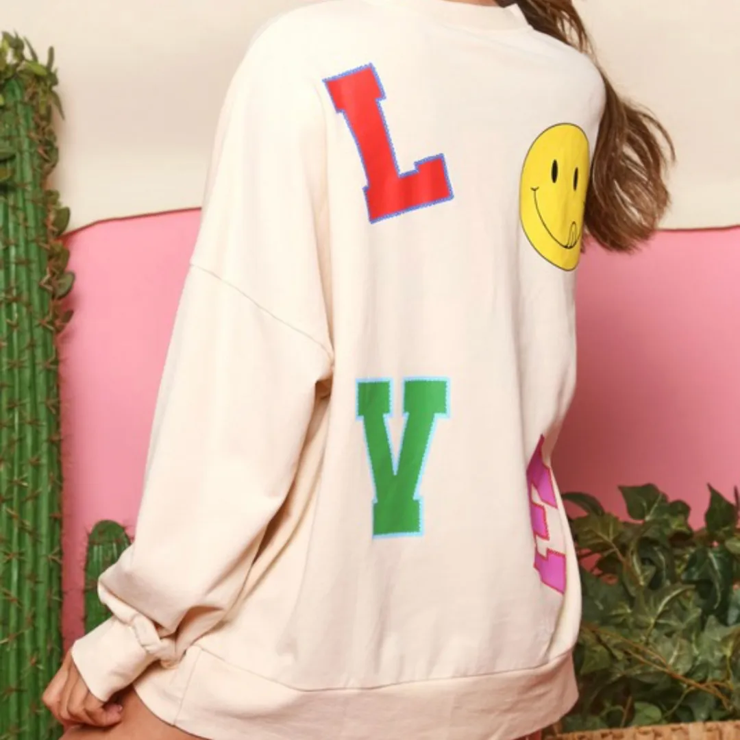 All You Need Is Love Graphic Sweatshirt