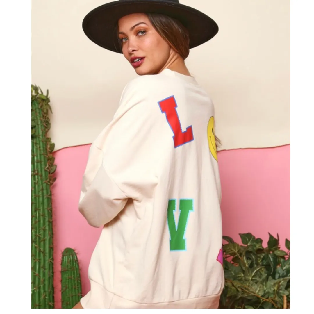All You Need Is Love Graphic Sweatshirt