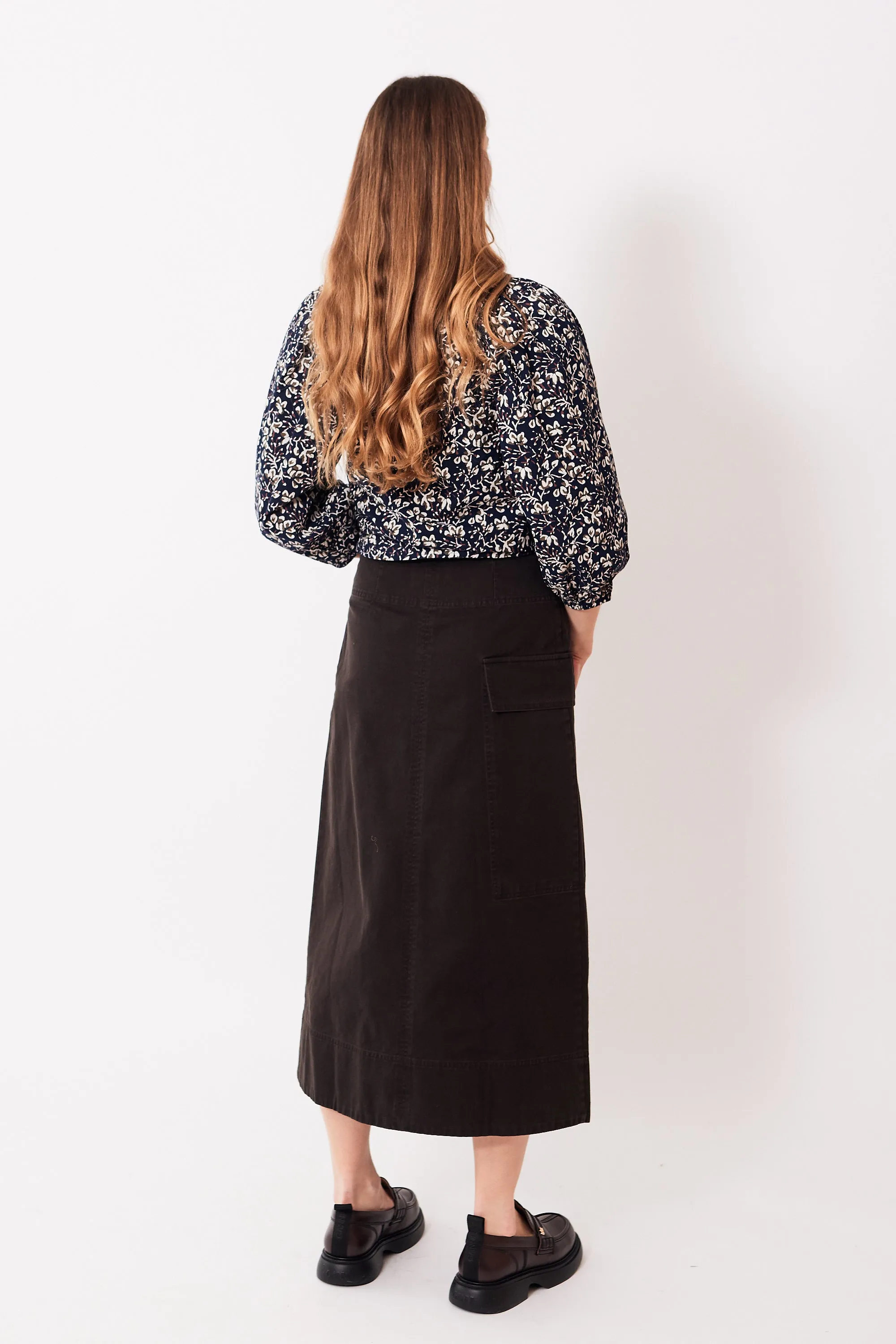 Apiece Apart Lassi Midi Cargo Skirt