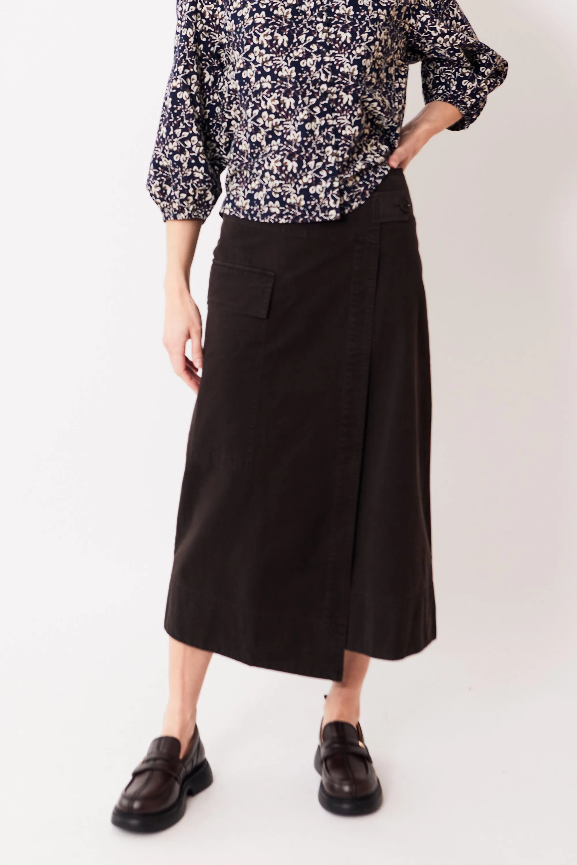 Apiece Apart Lassi Midi Cargo Skirt