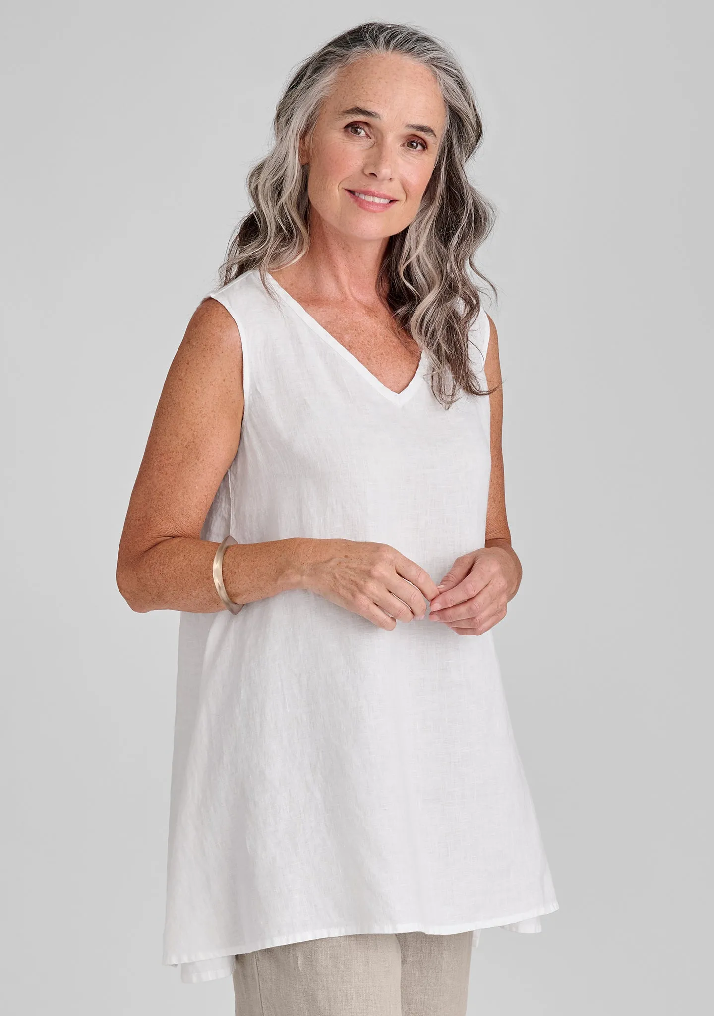 Artistic Tunic - Linen Tank
