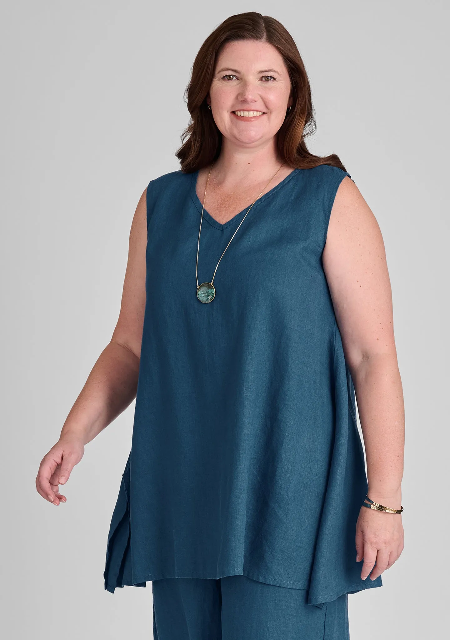 Artistic Tunic - Linen Tank