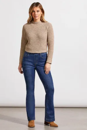 Audrey Pull on Flare Jeans Bluemoon