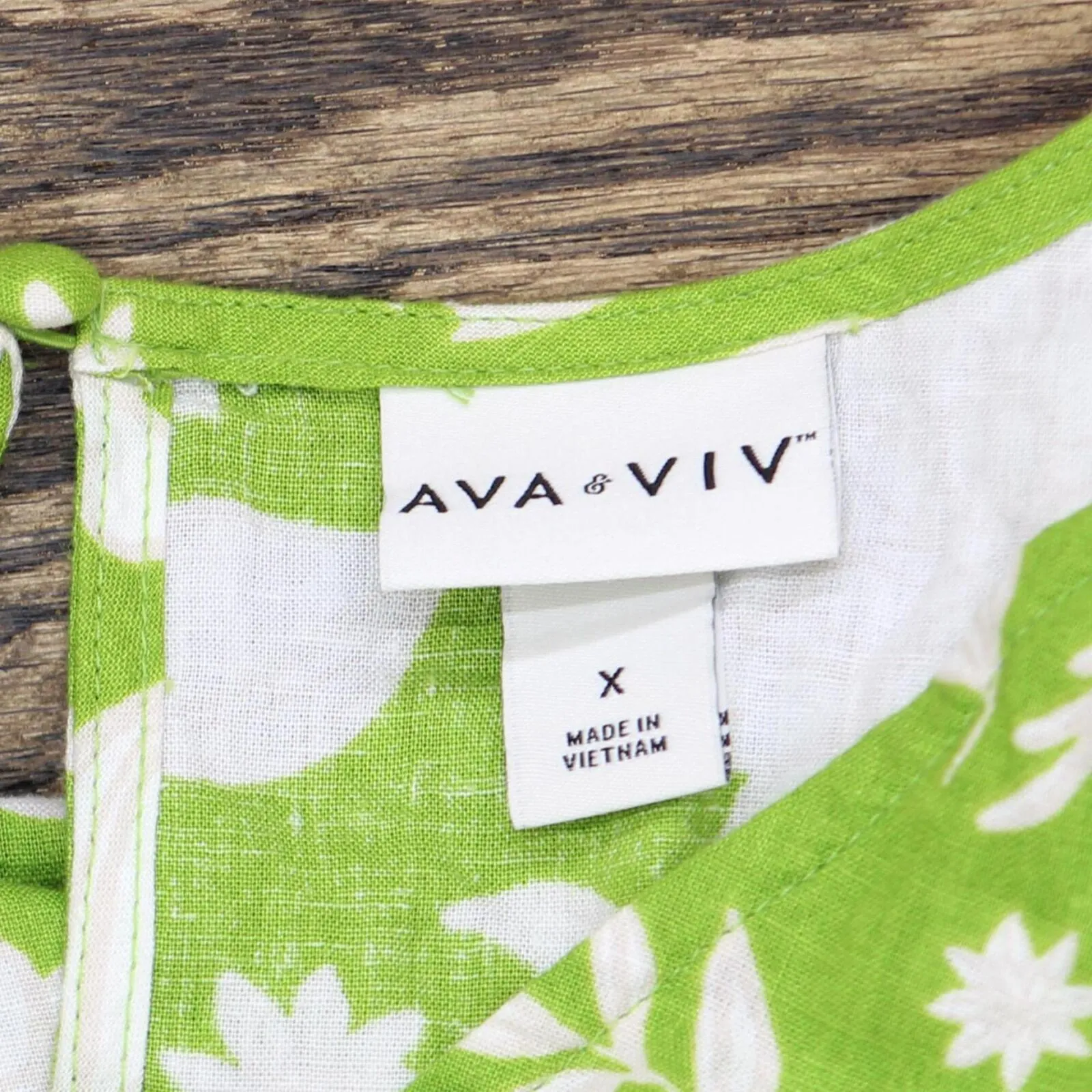 Ava & Viv Women's Plus Size Short Sleeve Blouse 83874968 Green X