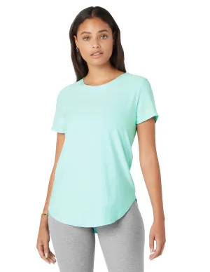Beyond Yoga Short Sleeve Tee in Pebble Light