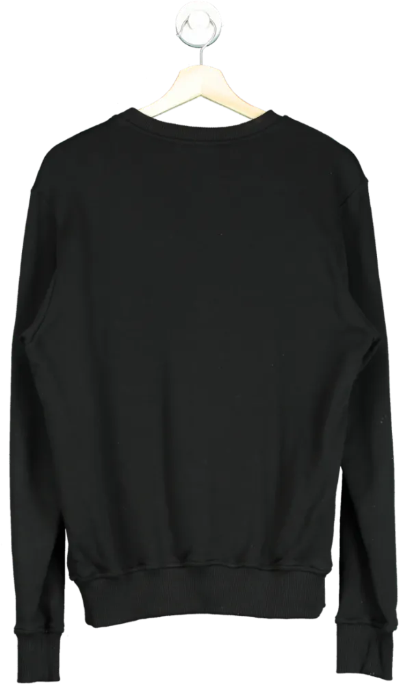 Billionaire Black Crew Neck Sweatshirt UK S