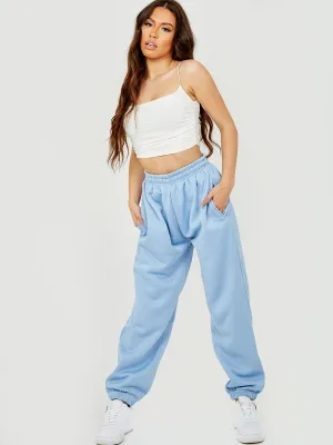 Blue Oversized Joggers