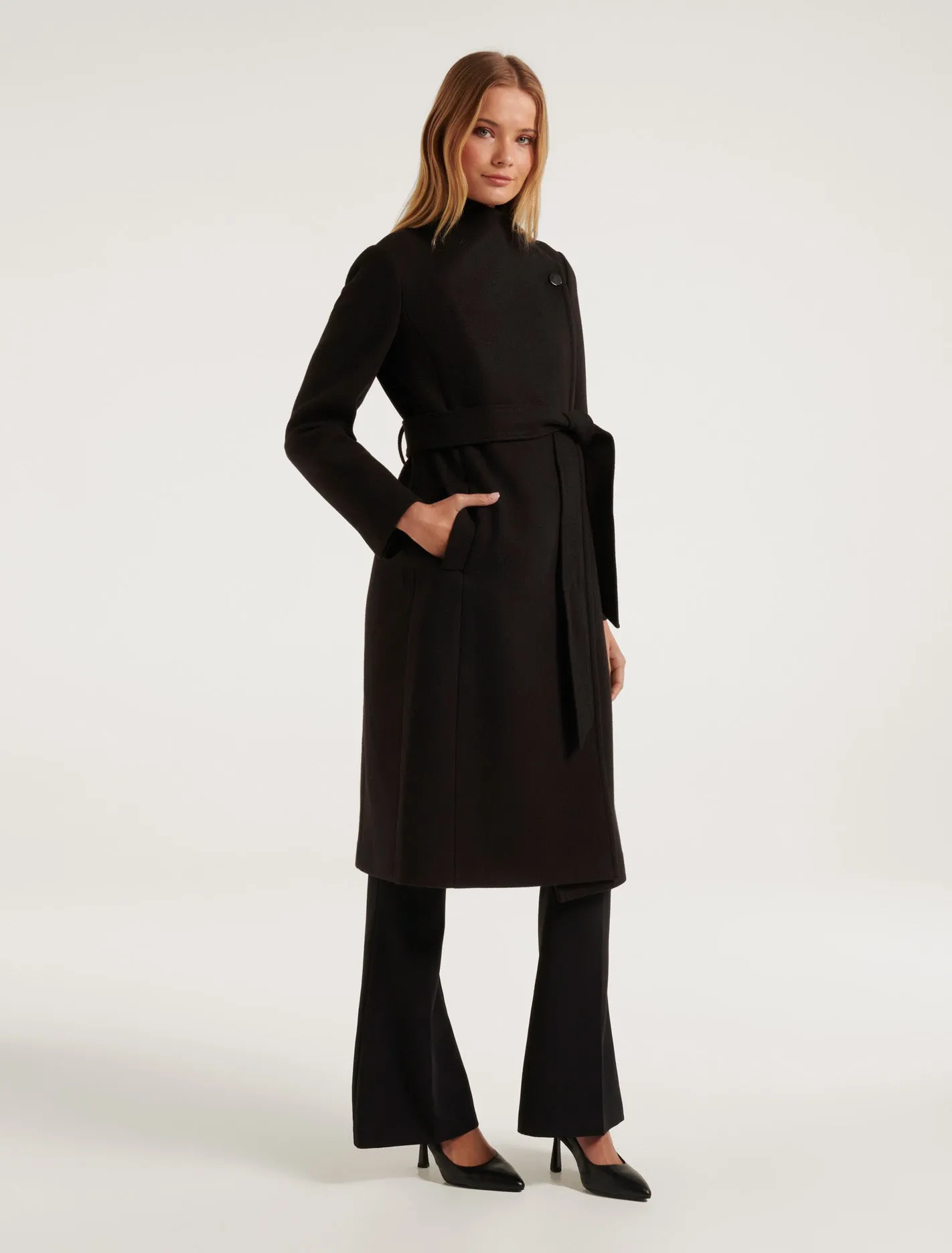 Bridget Funnel Neck Coat