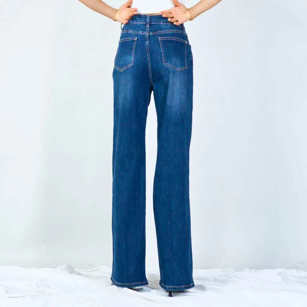 Classic straight leg jeans wholesale