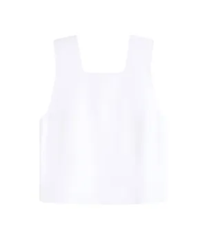 Delphi Square Neck Bodice in White