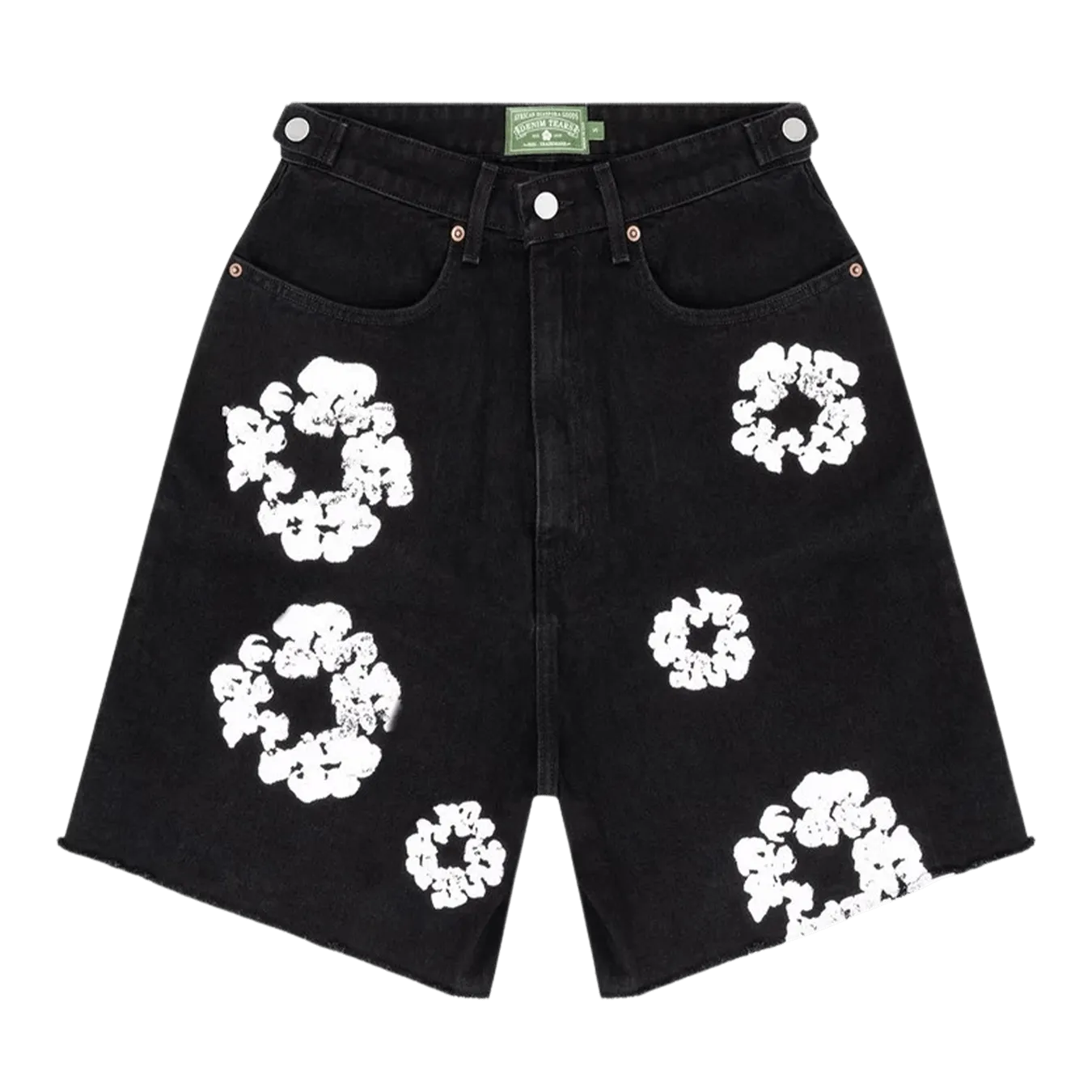 Denim Tears X Levi's Wreath Jean Shorts 'Black'