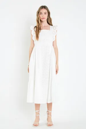 Eyelet Maxi Dress