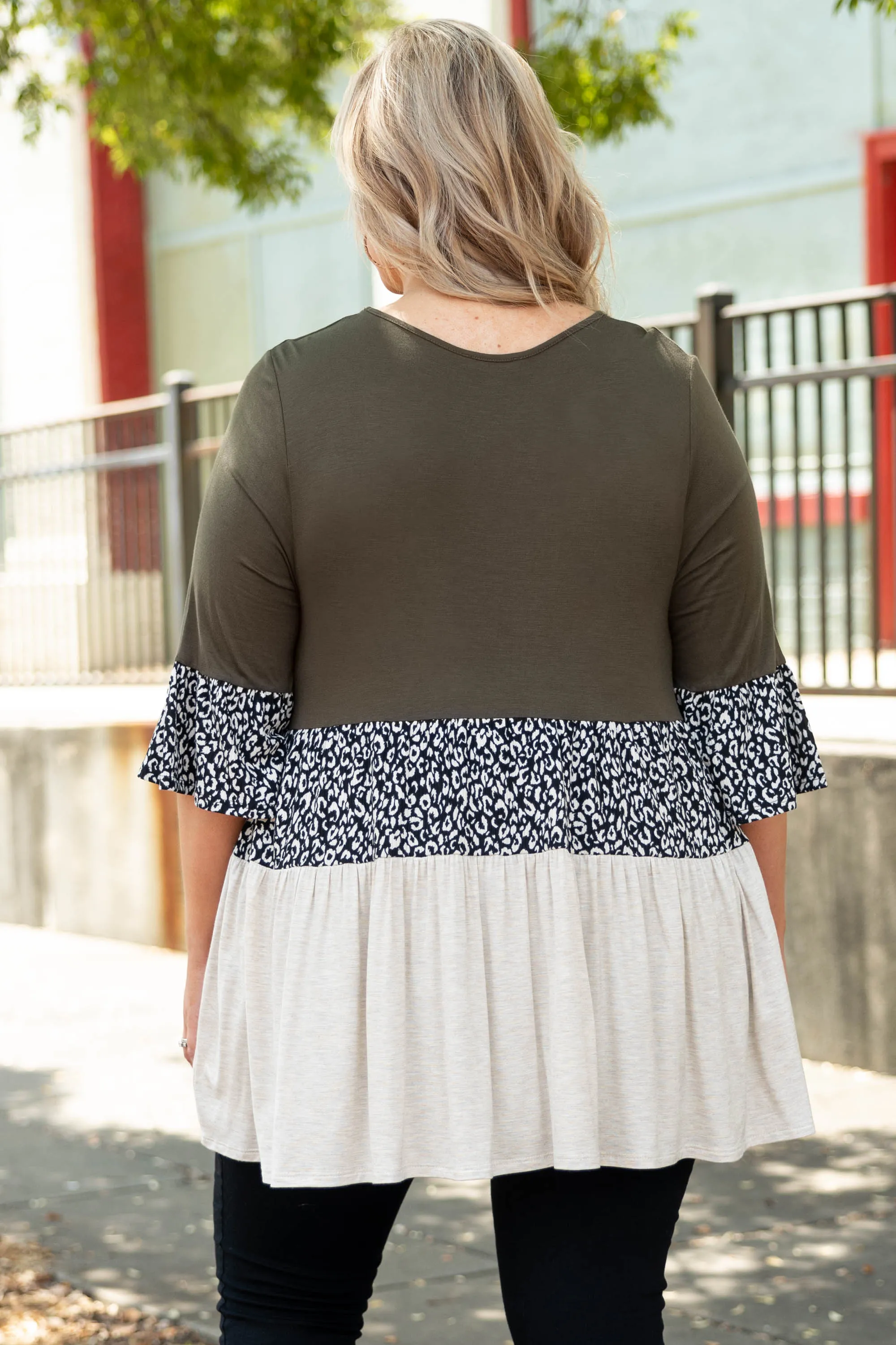 Fiercely Wild Top, Olive