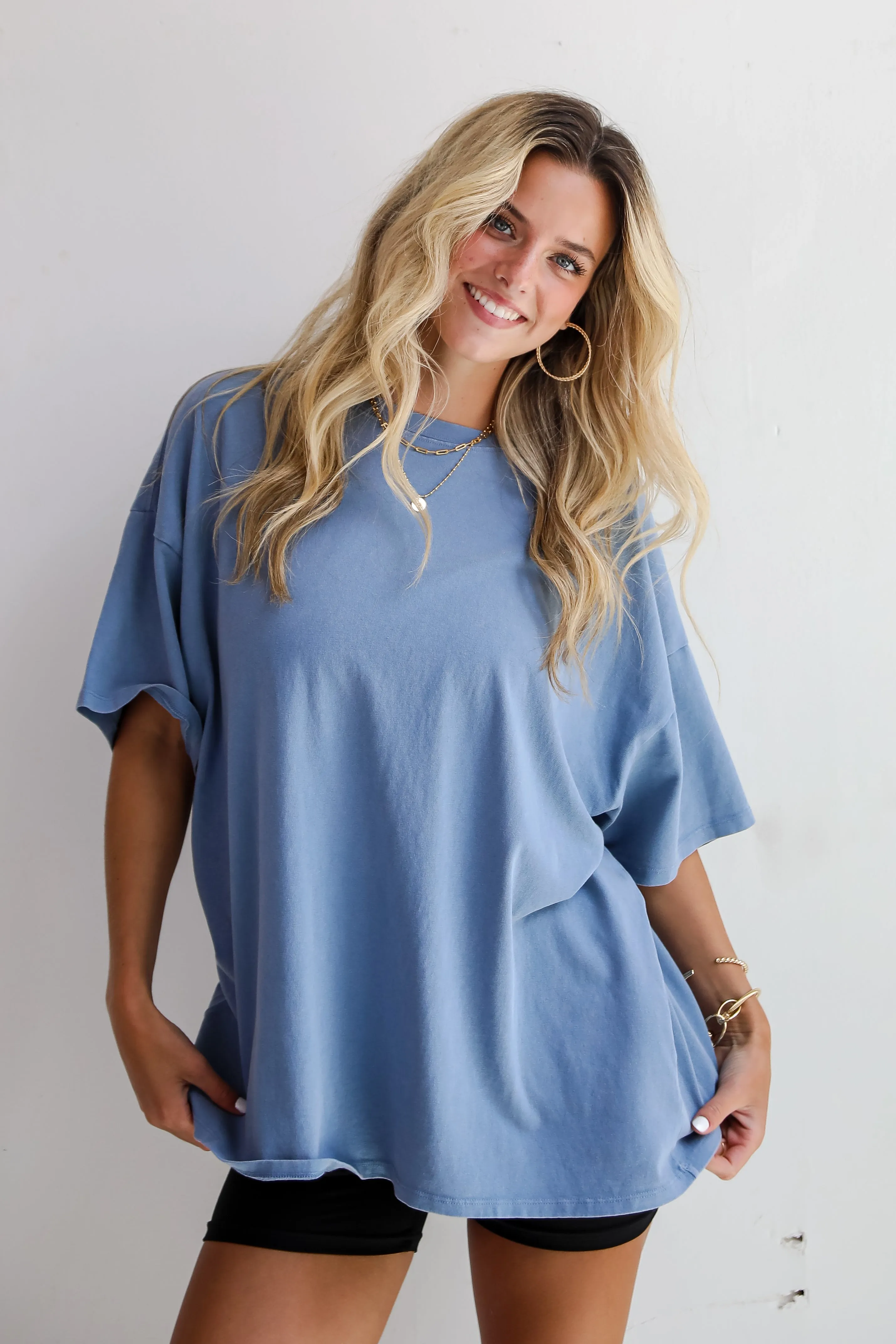FINAL SALE - Reagan Oversized Boyfriend Tee