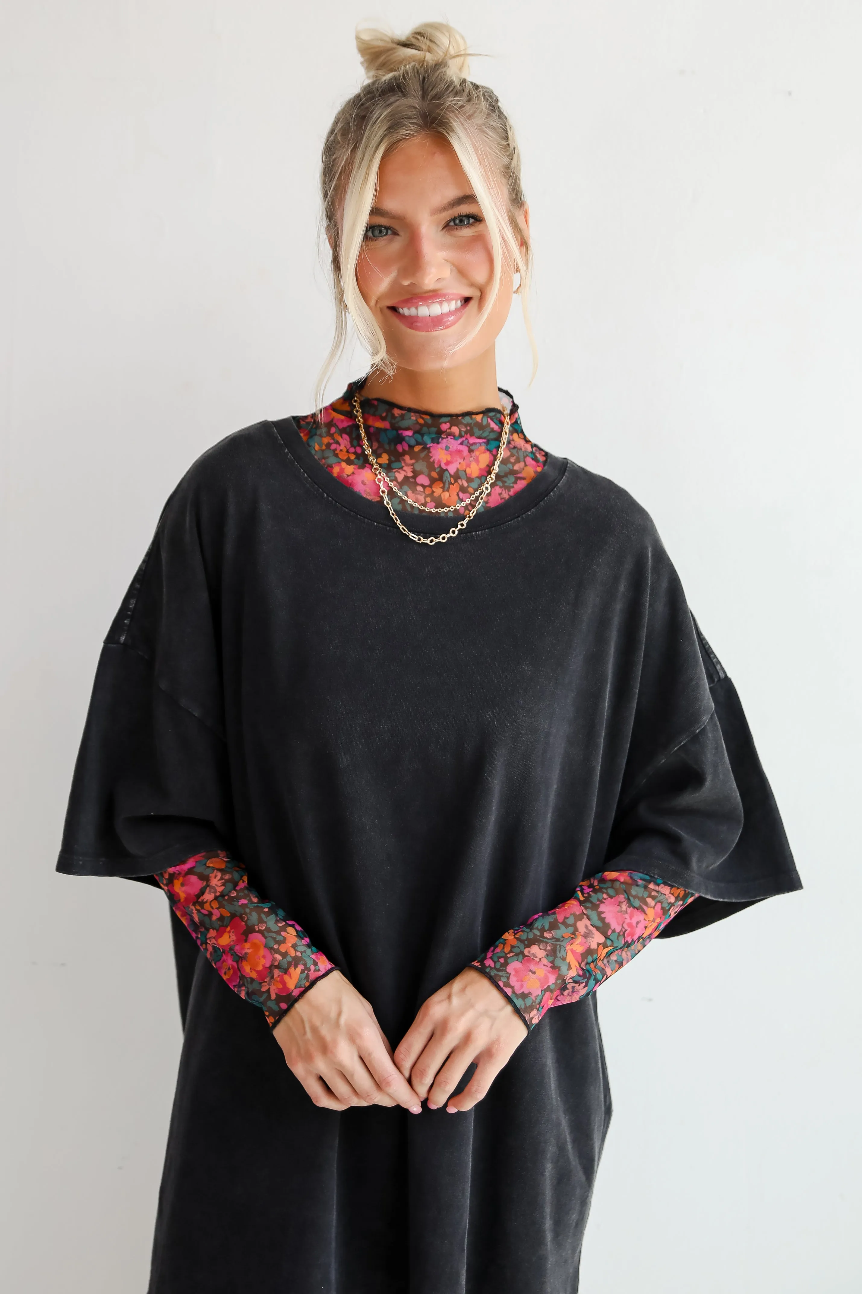FINAL SALE - Reagan Oversized Boyfriend Tee