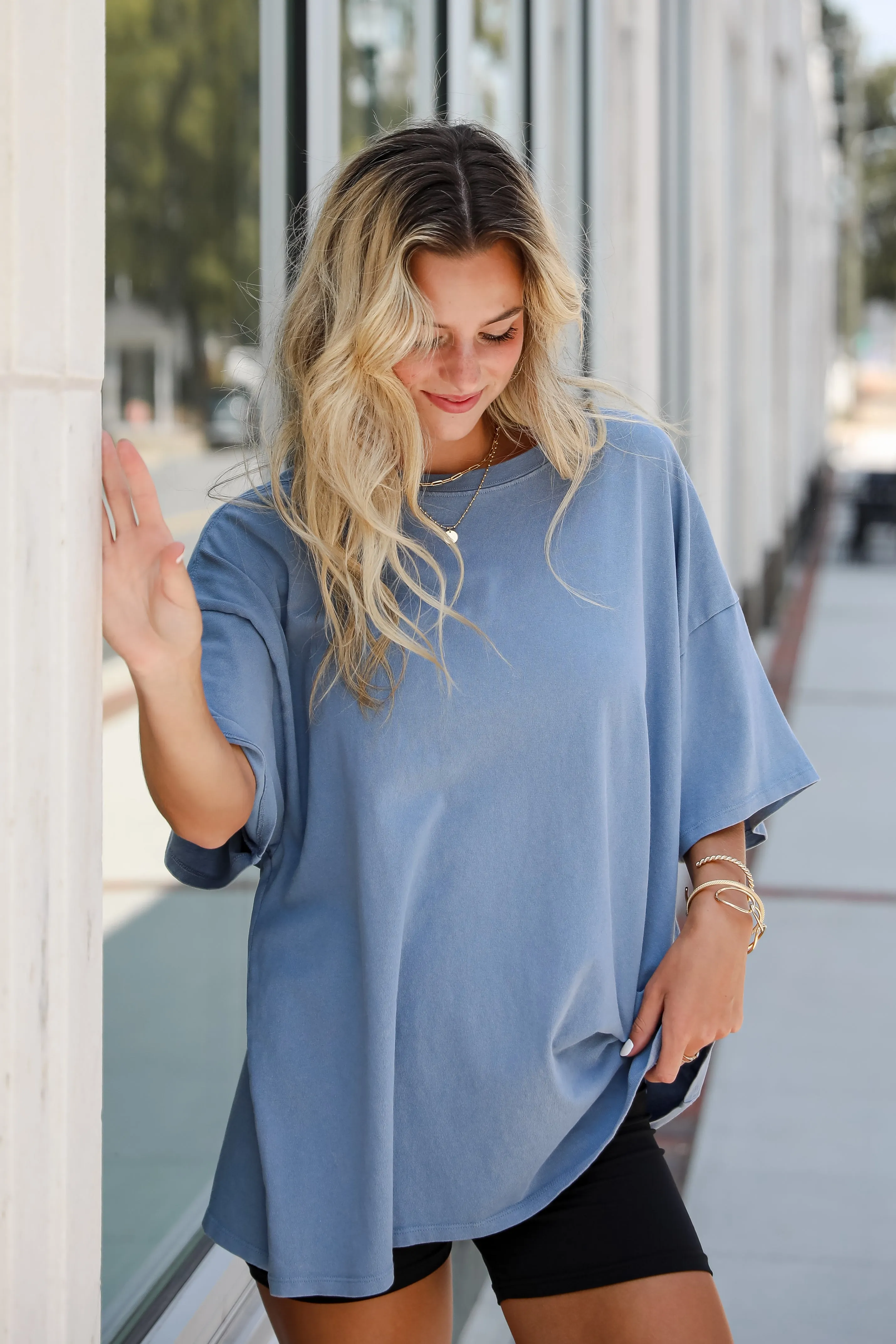 FINAL SALE - Reagan Oversized Boyfriend Tee