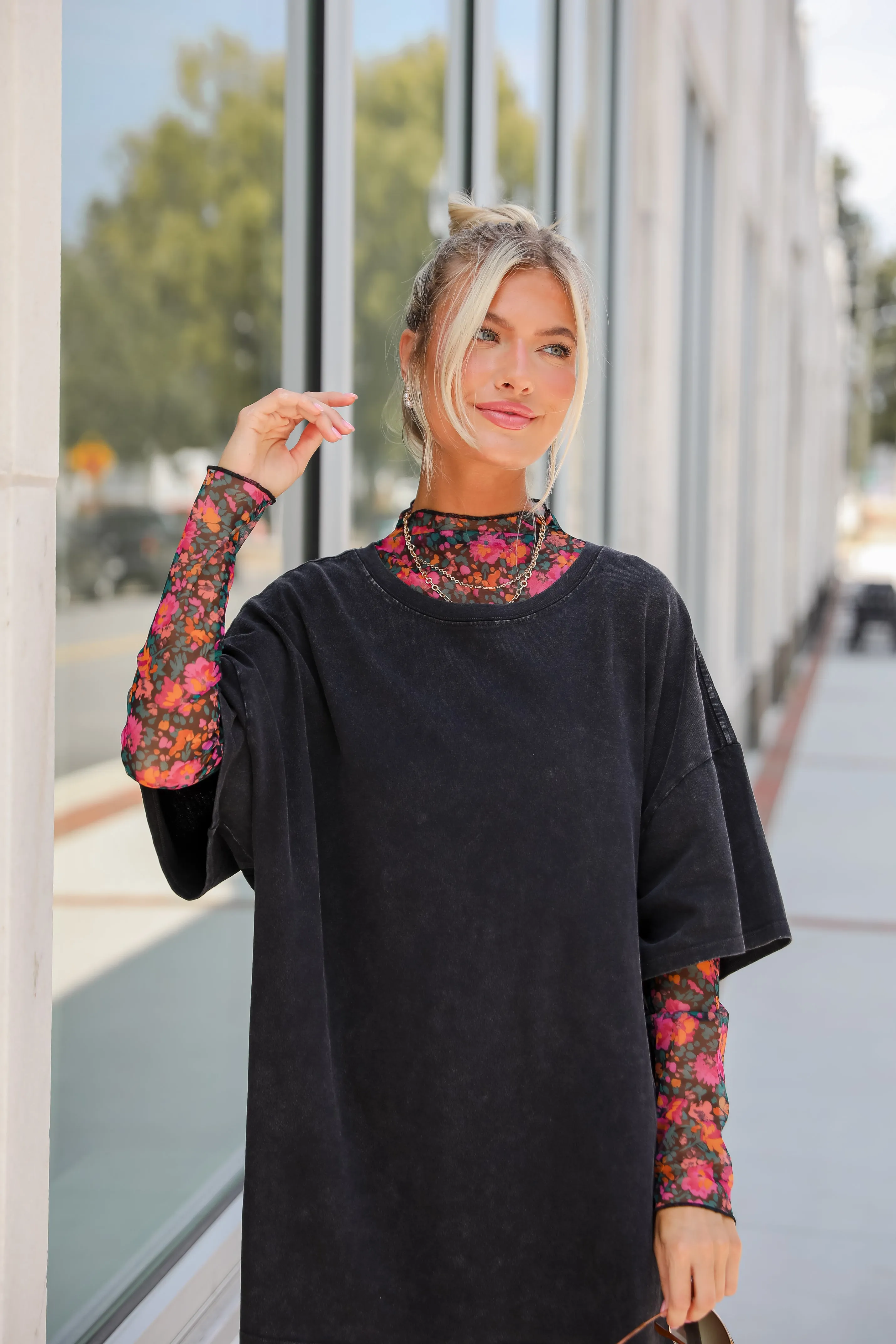 FINAL SALE - Reagan Oversized Boyfriend Tee