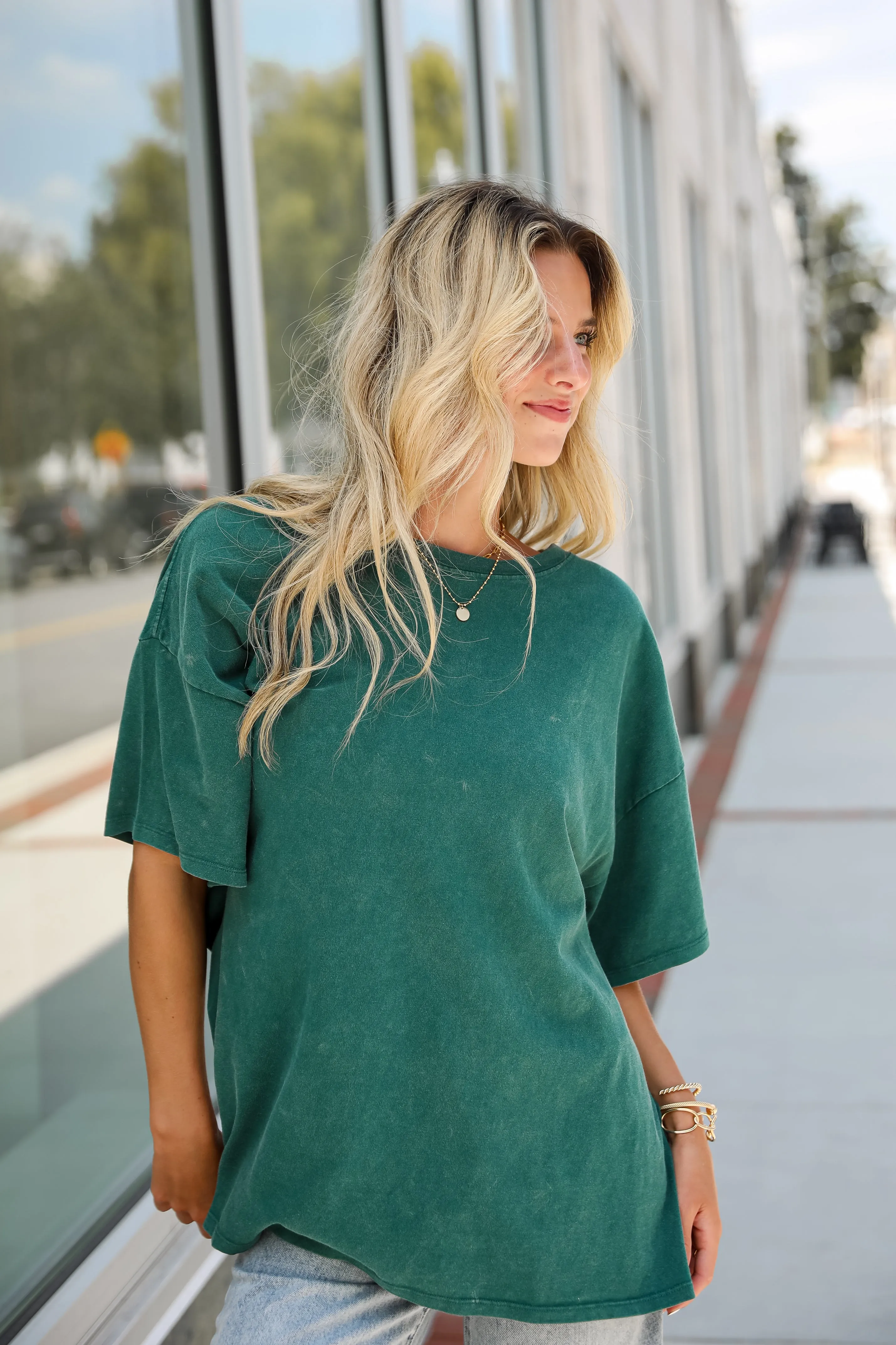 FINAL SALE - Reagan Oversized Boyfriend Tee