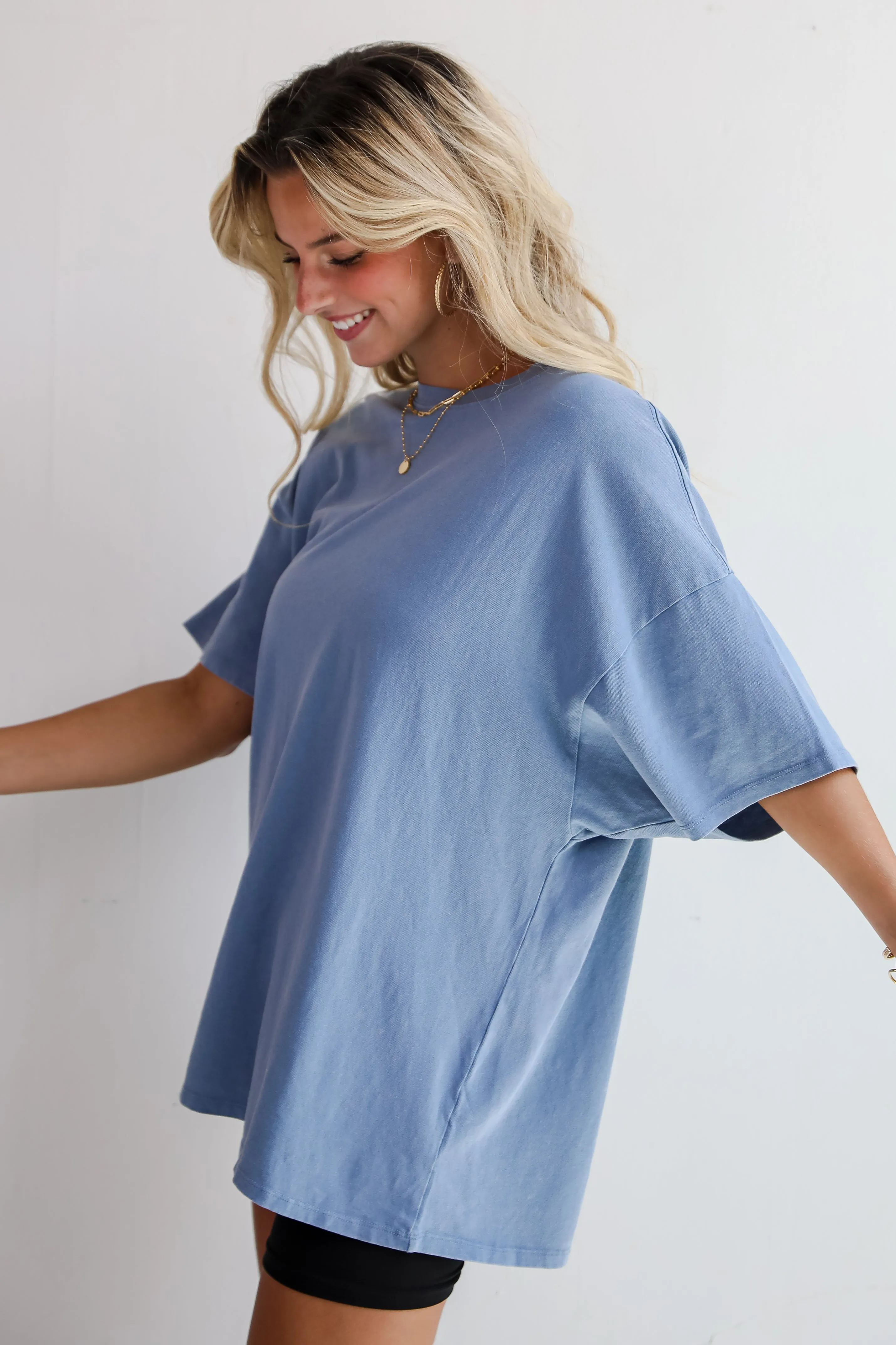FINAL SALE - Reagan Oversized Boyfriend Tee