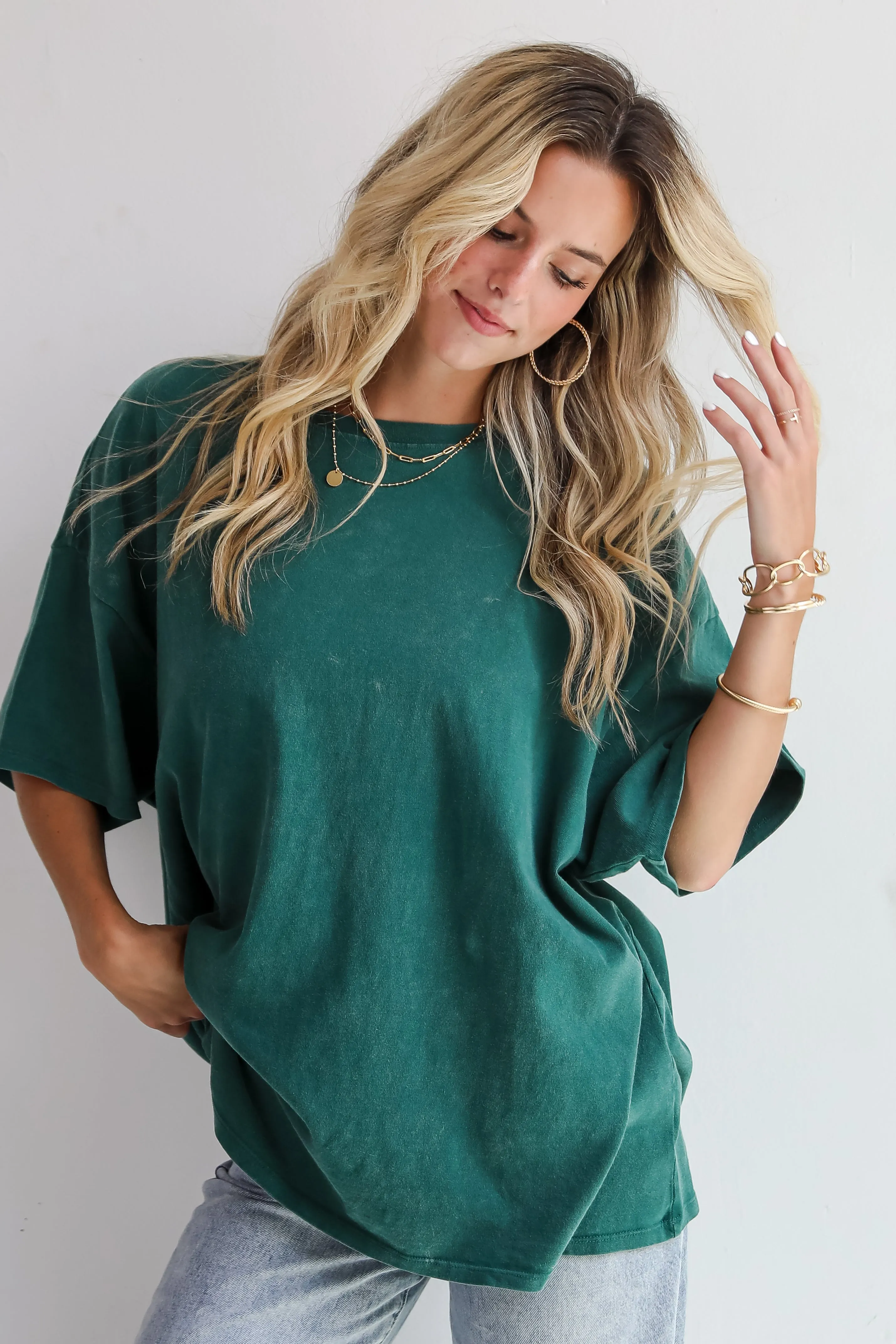 FINAL SALE - Reagan Oversized Boyfriend Tee
