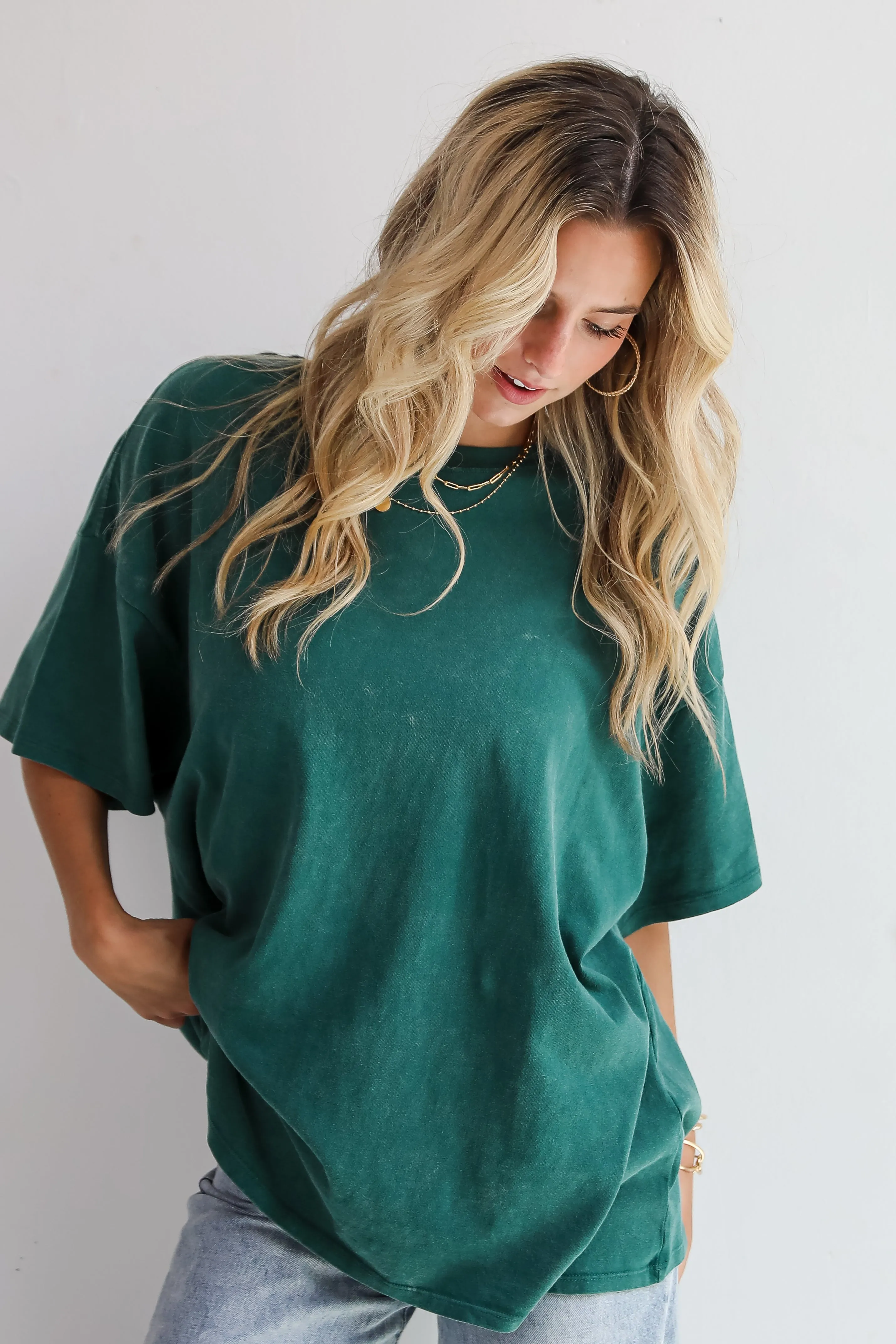 FINAL SALE - Reagan Oversized Boyfriend Tee