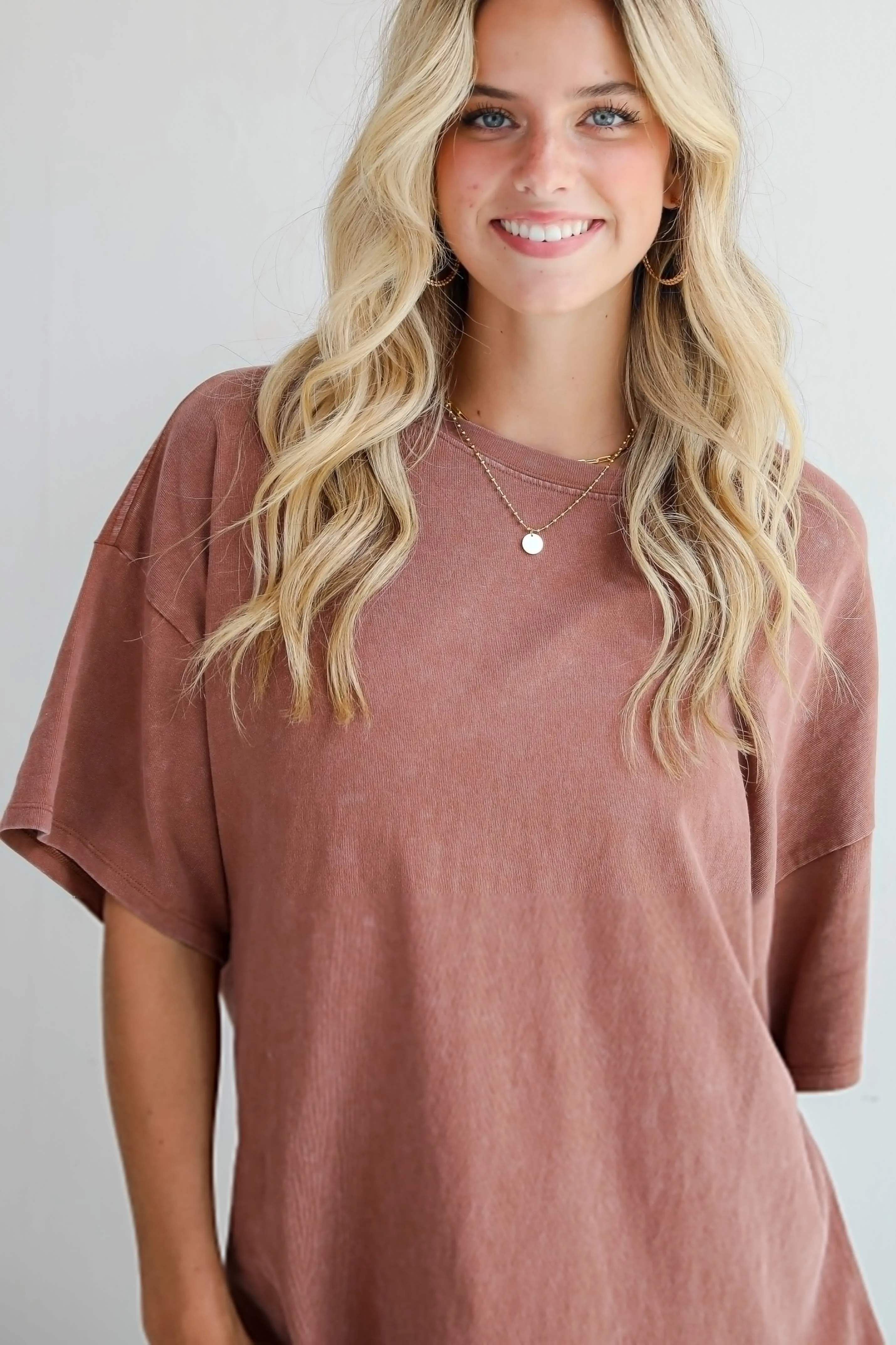 FINAL SALE - Reagan Oversized Boyfriend Tee