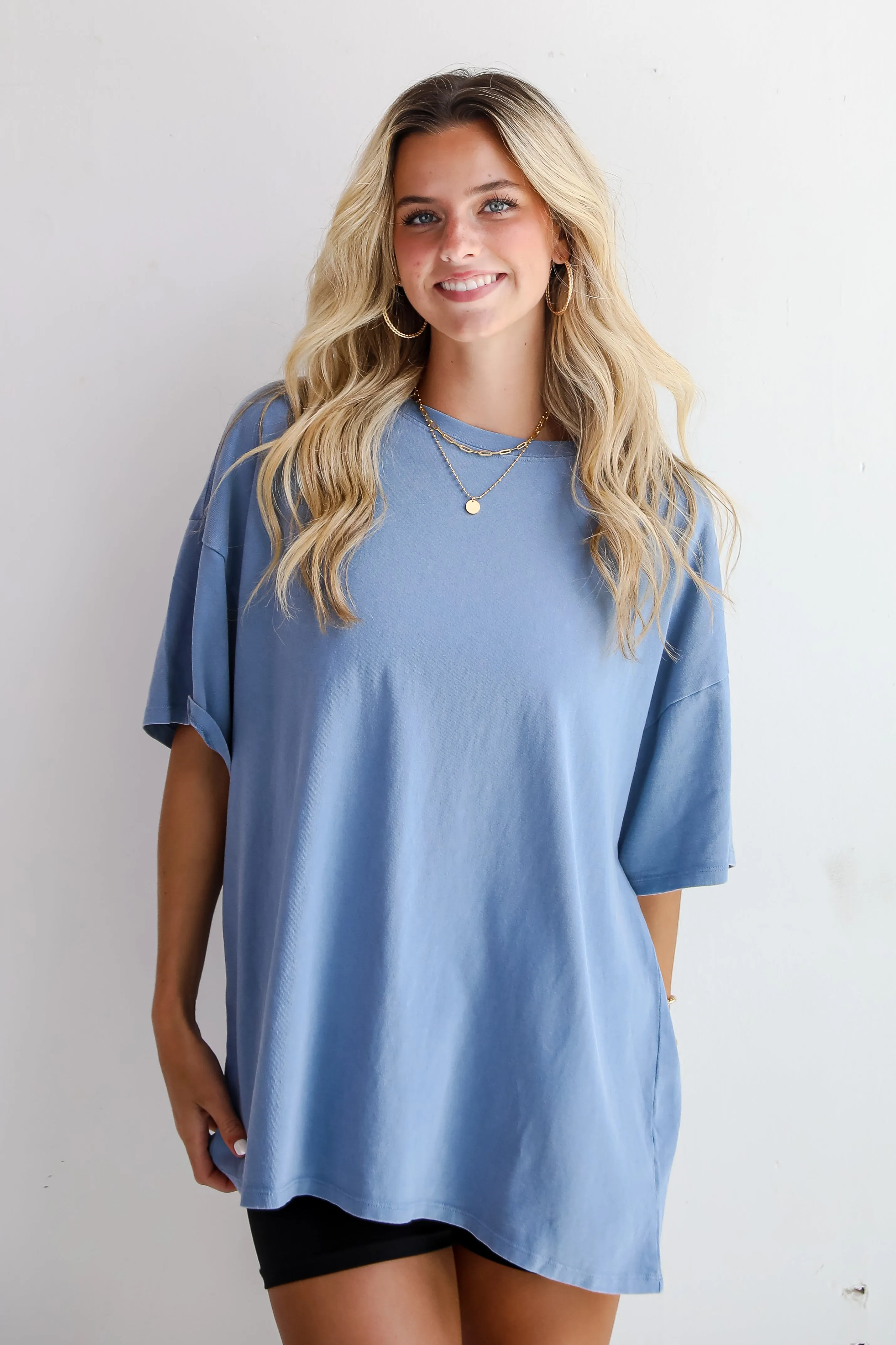 FINAL SALE - Reagan Oversized Boyfriend Tee