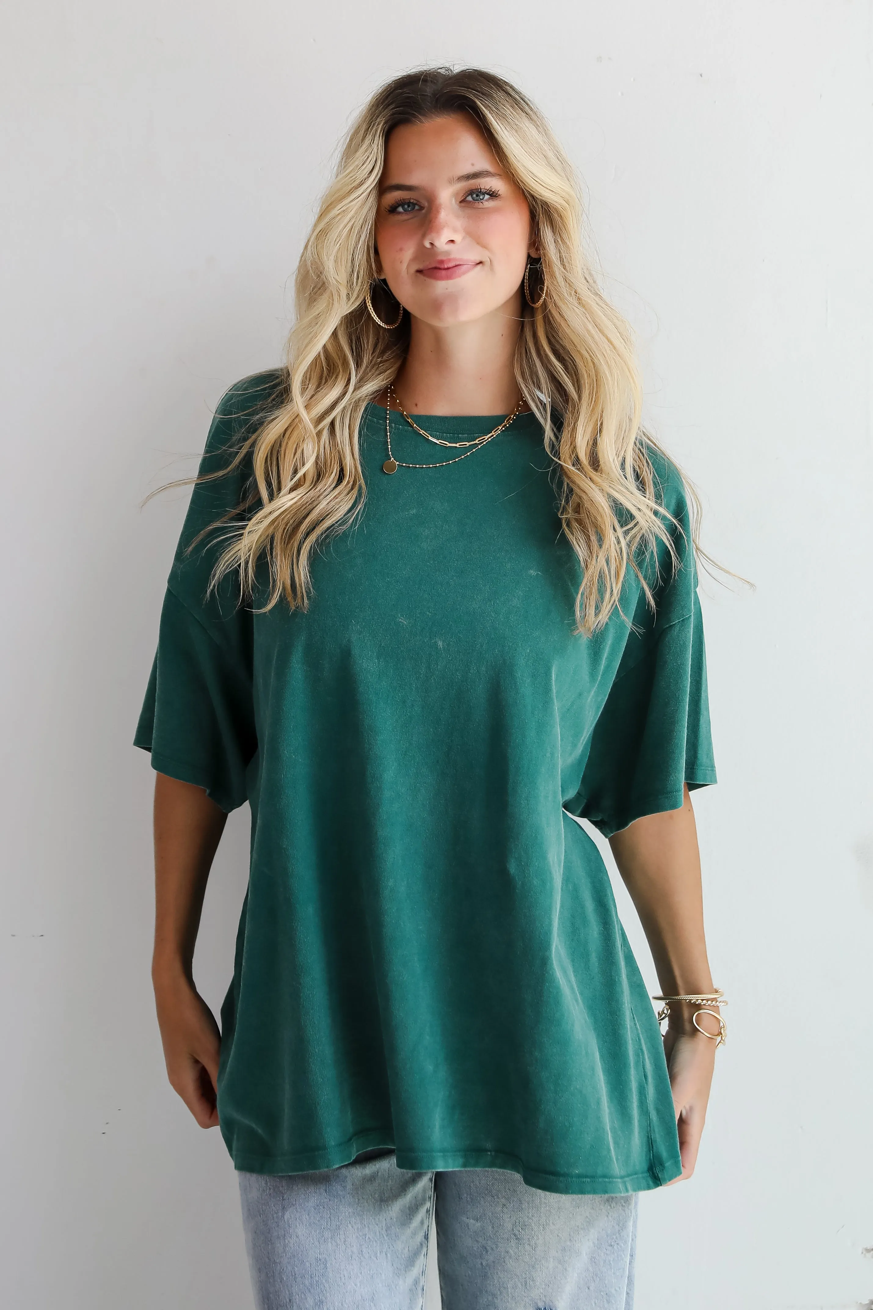 FINAL SALE - Reagan Oversized Boyfriend Tee