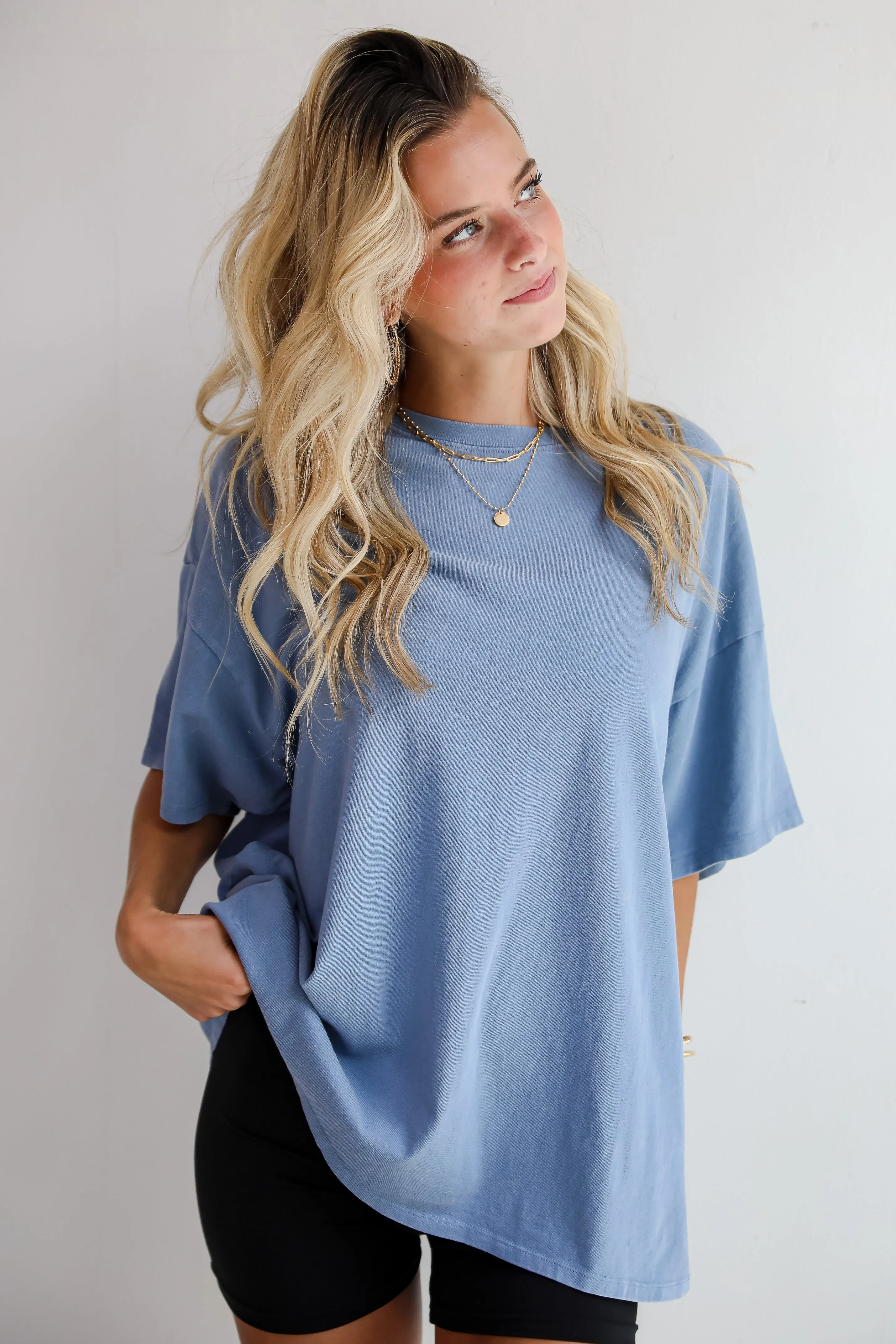 FINAL SALE - Reagan Oversized Boyfriend Tee