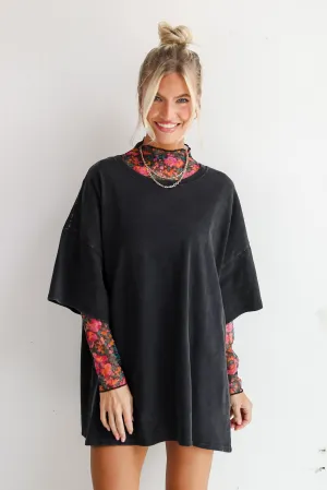 FINAL SALE - Reagan Oversized Boyfriend Tee