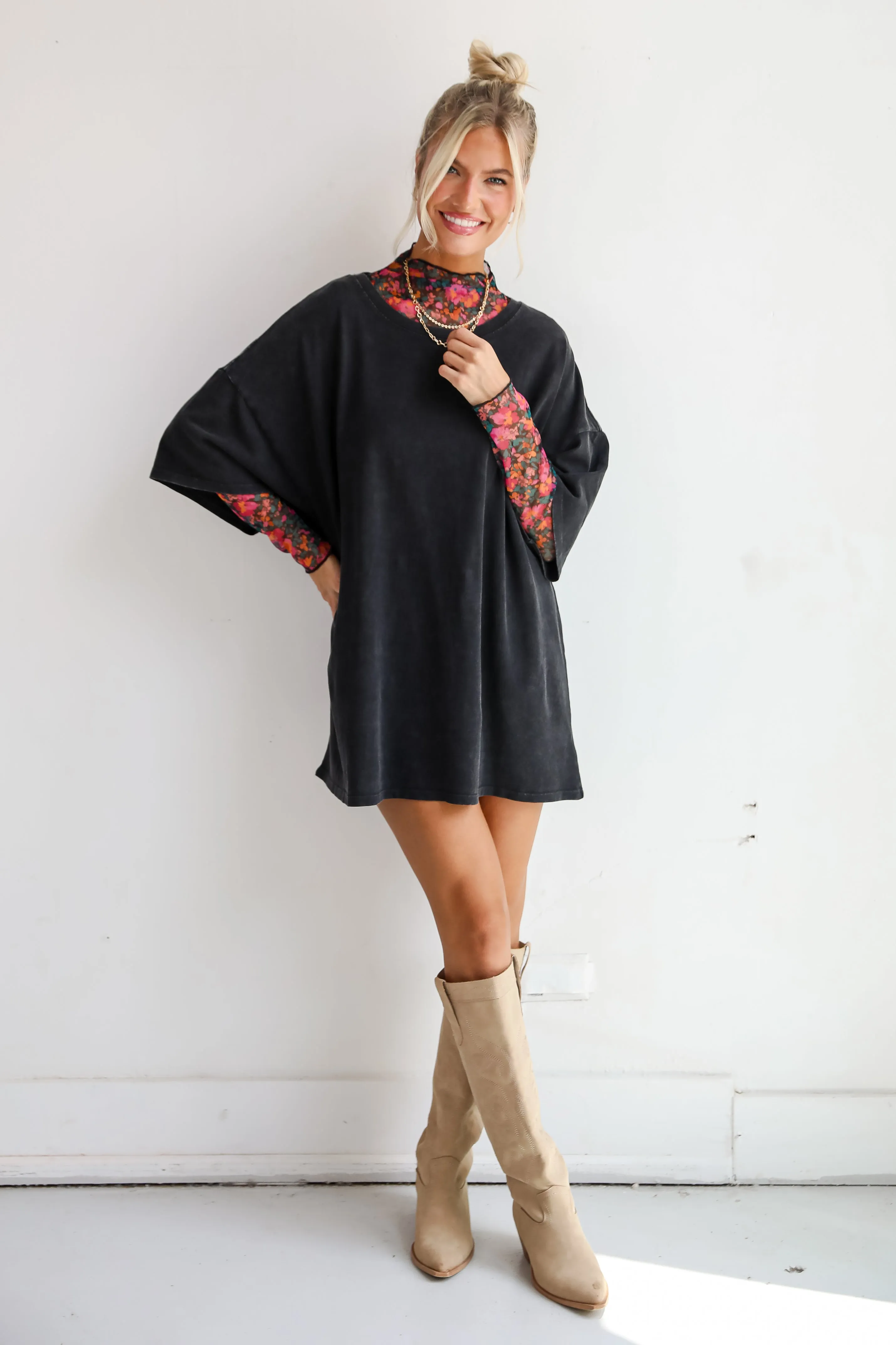 FINAL SALE - Reagan Oversized Boyfriend Tee