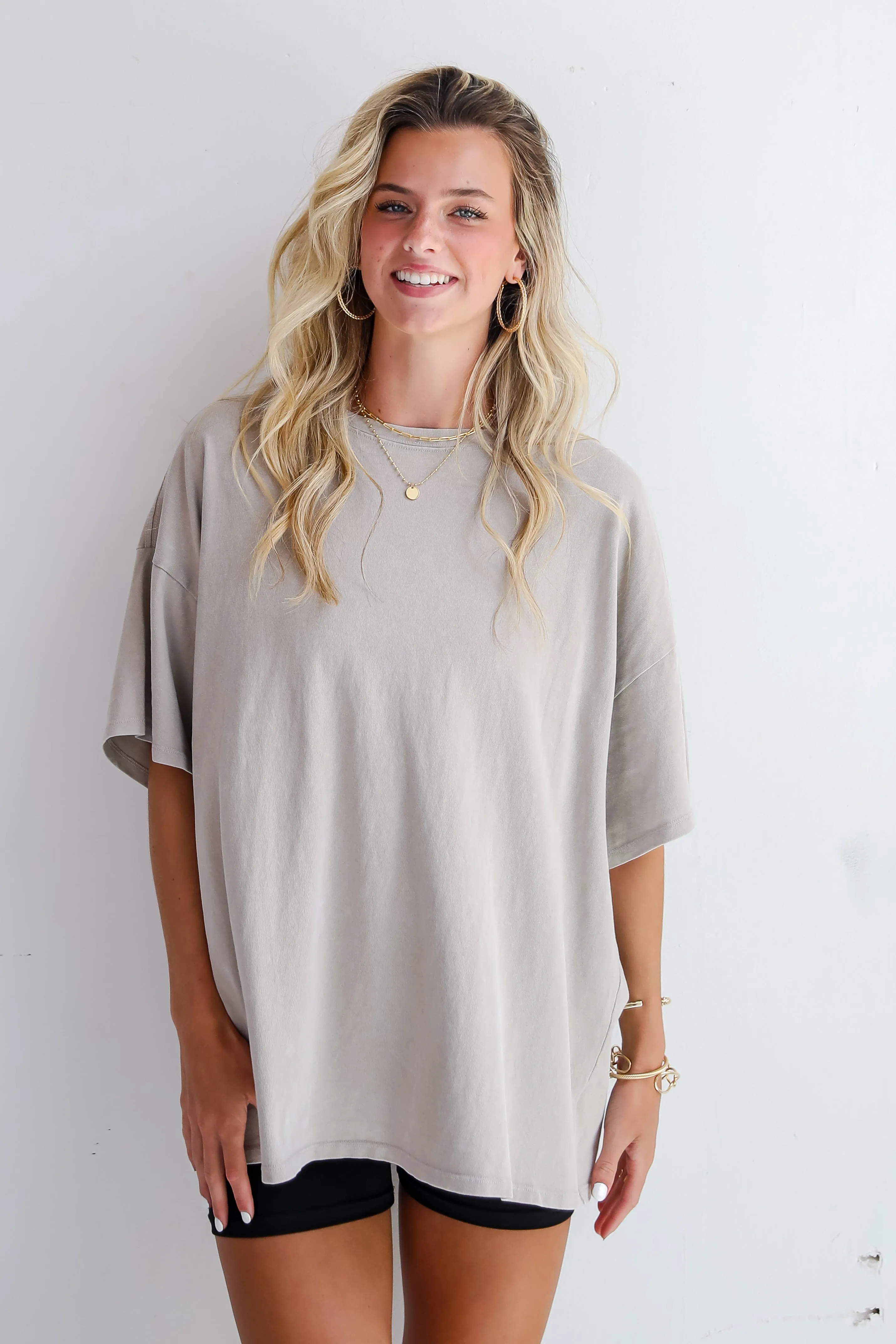FINAL SALE - Reagan Oversized Boyfriend Tee