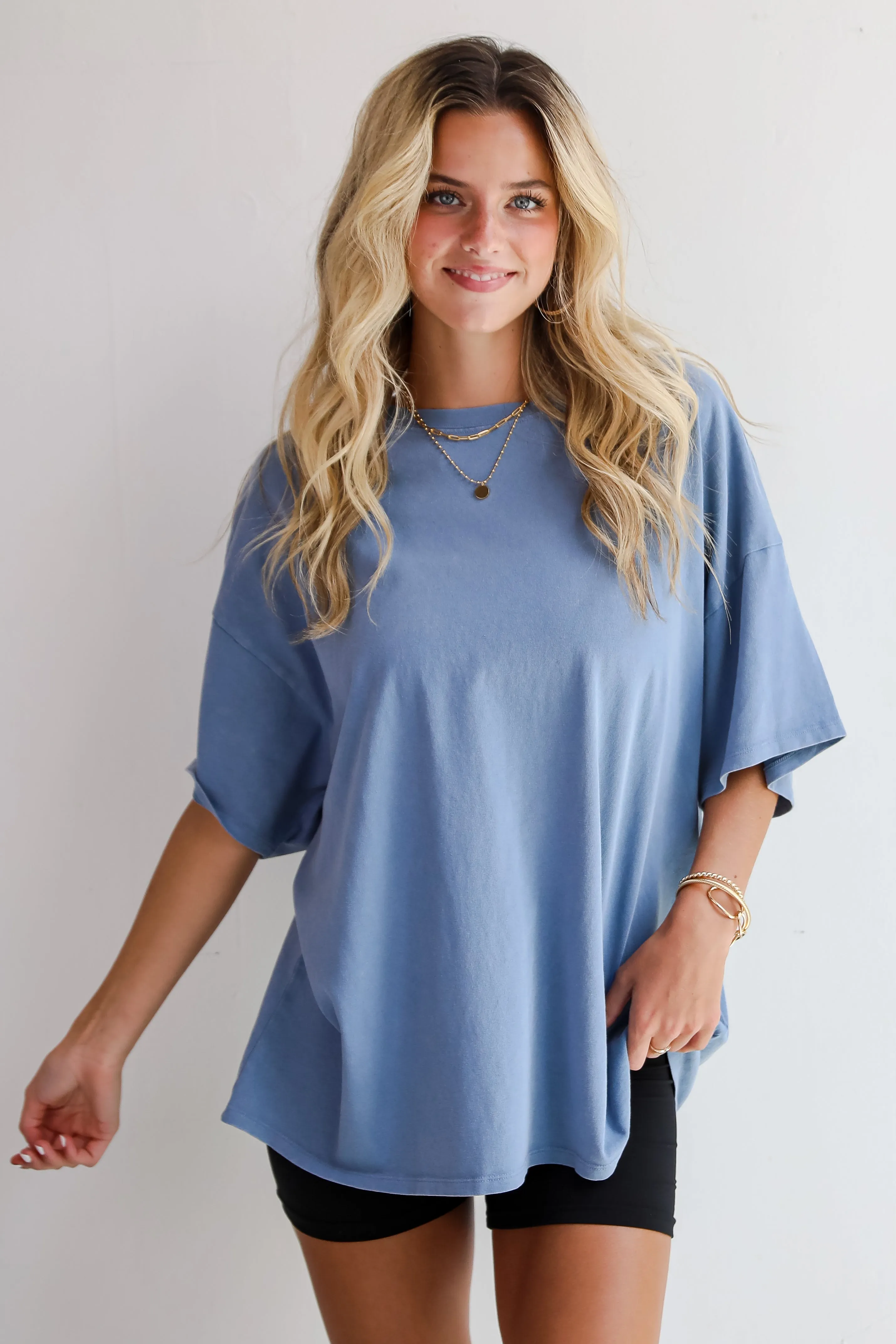 FINAL SALE - Reagan Oversized Boyfriend Tee