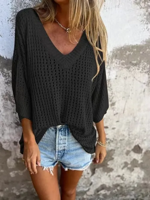 Gemma | Cozy V-neck Top