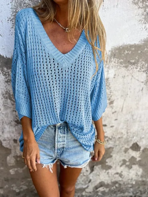 Gemma | Cozy V-neck Top