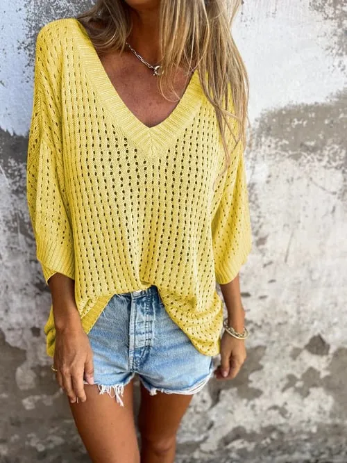 Gemma | Cozy V-neck Top