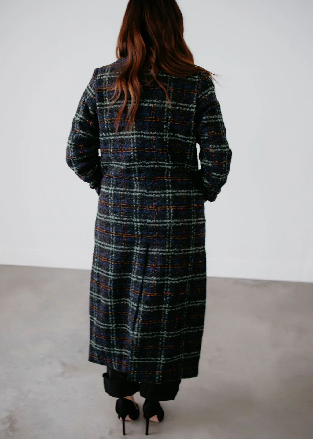 Gerdie Plaid Trench Coat