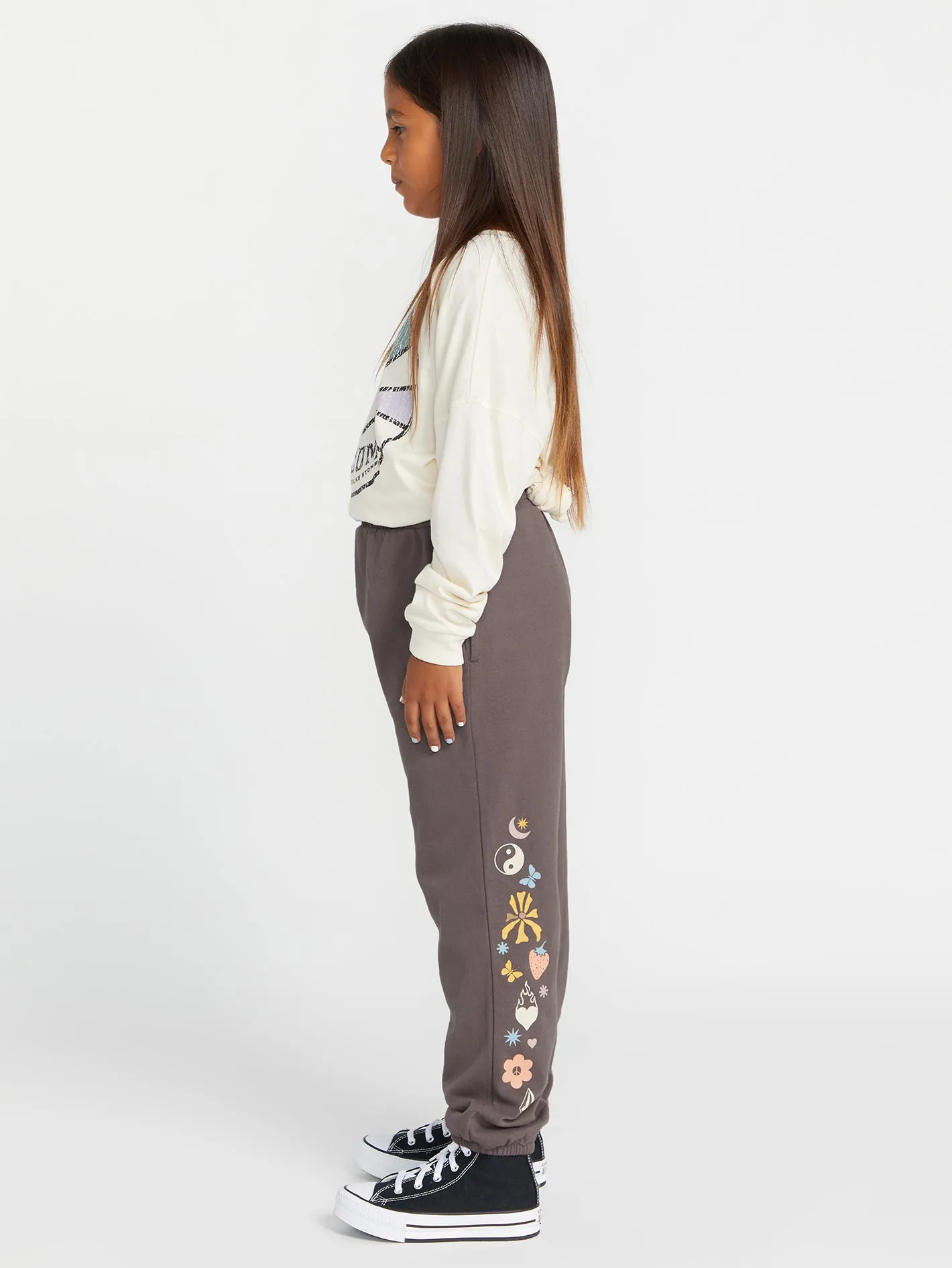 Girls Truly Stoked Pants - Slate Grey