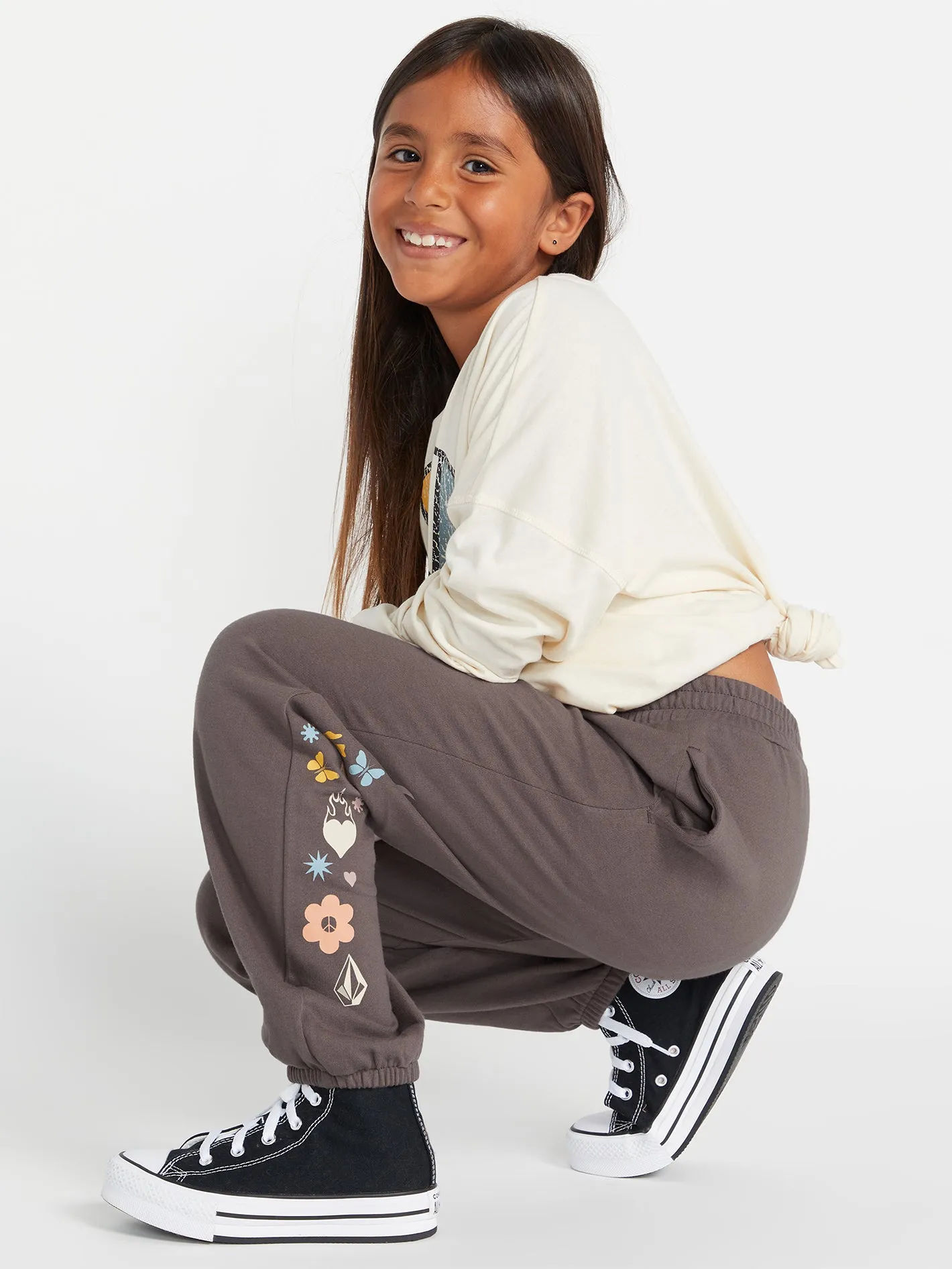 Girls Truly Stoked Pants - Slate Grey