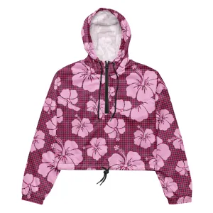 Hibiscus Women’s cropped windbreaker