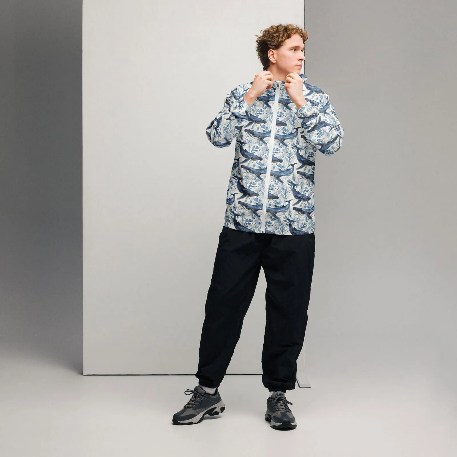 Humpback Whale Song Men's Windbreaker